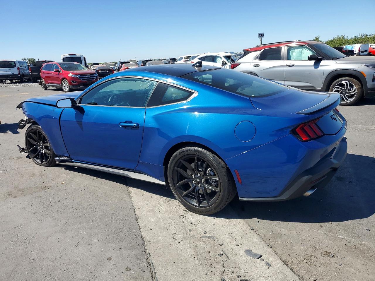 2024 Ford Mustang Blue vin: 1FA6P8TH3R5116580