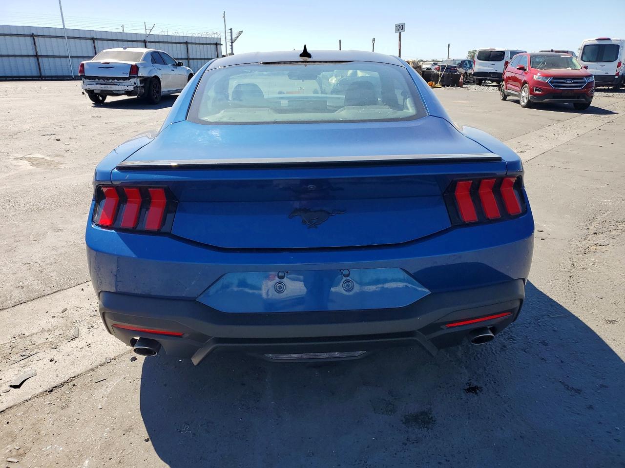 2024 Ford Mustang Blue vin: 1FA6P8TH3R5116580