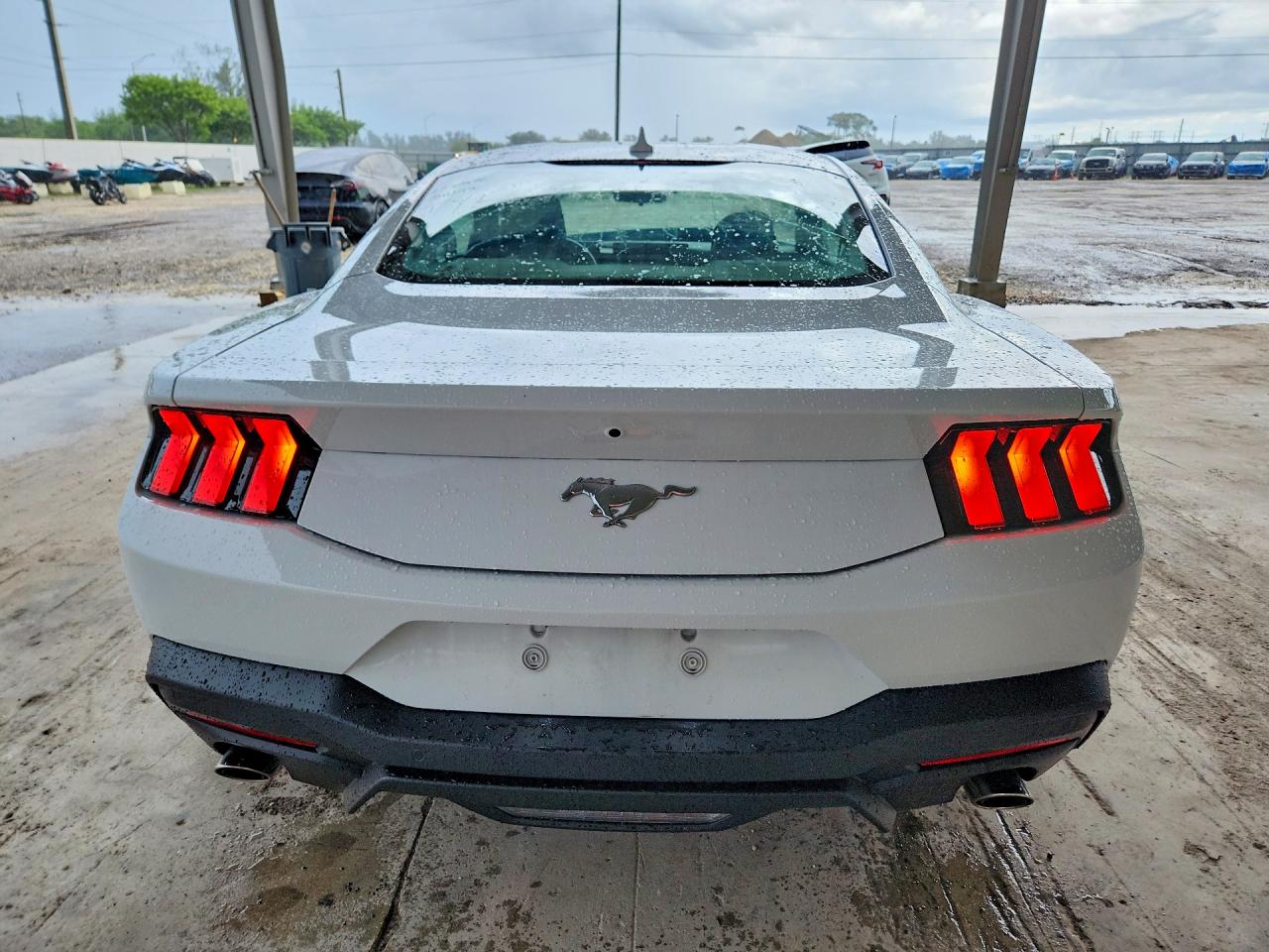 2025 Ford Mustang White vin: 1FA6P8TH3S5101342