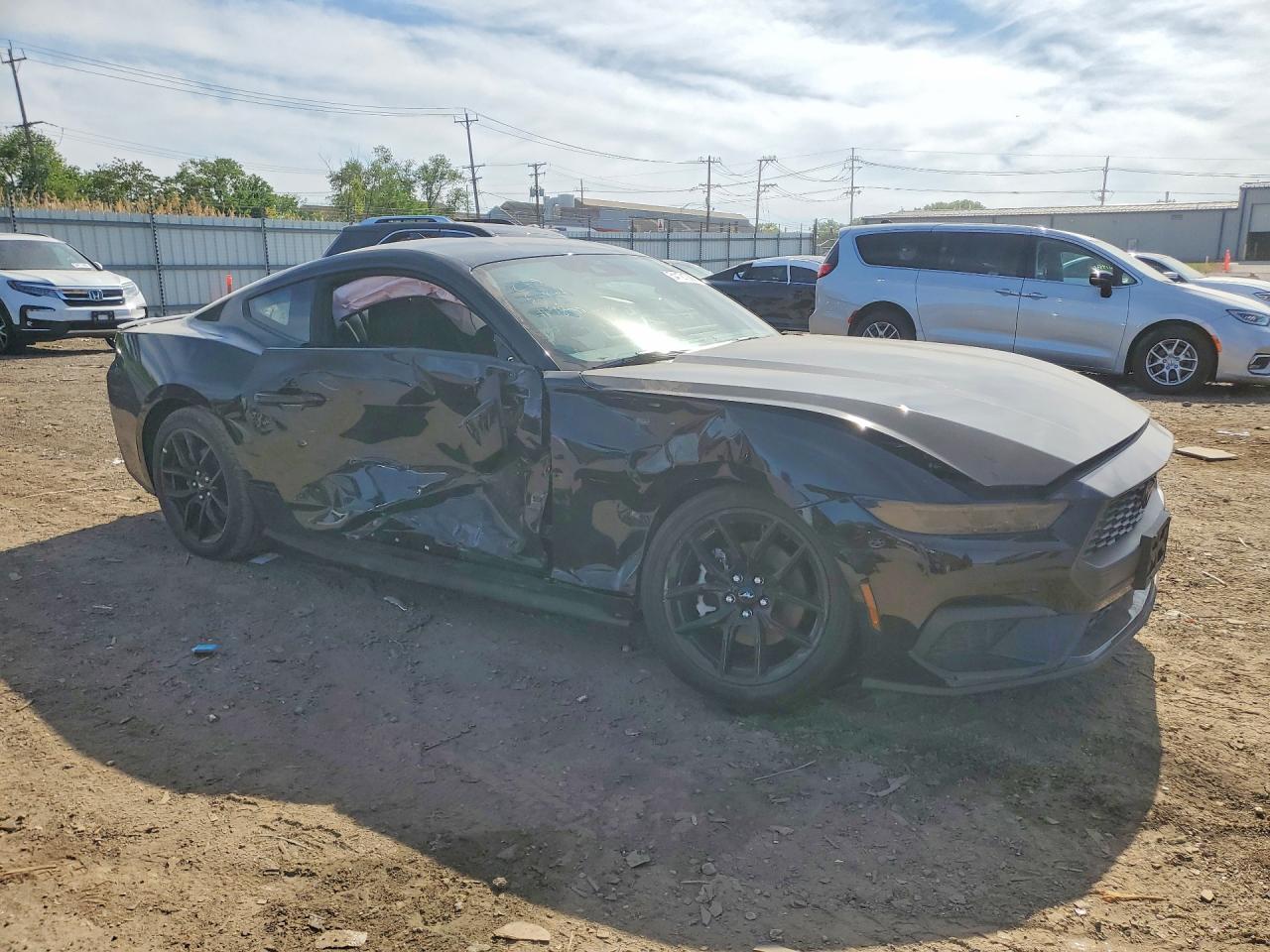 2026 Ford Mustang Black vin: 1FA6P8TH3T5102718