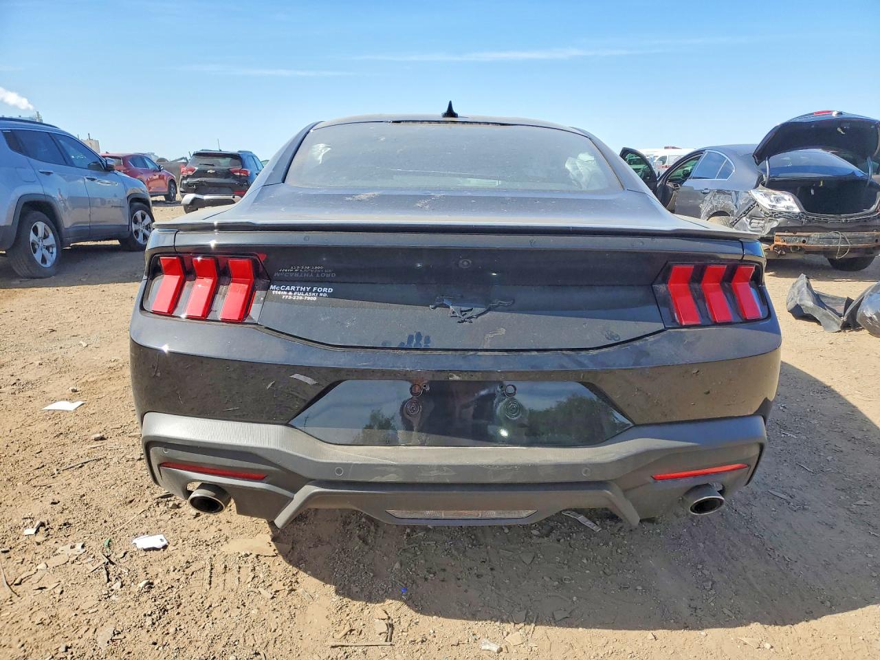 2026 Ford Mustang Black vin: 1FA6P8TH3T5102718