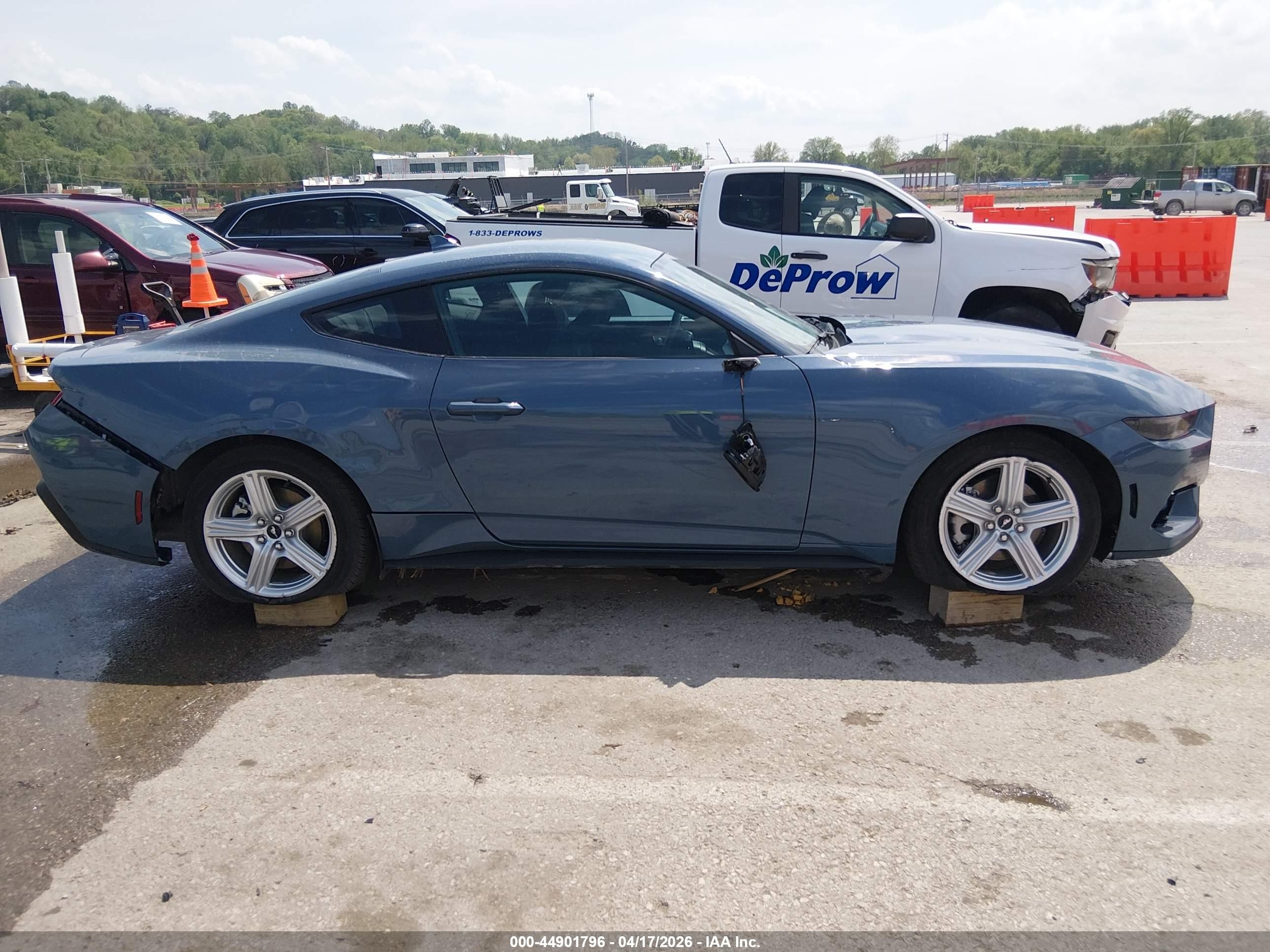 2026 Ford Mustang Ecoboost Fastback Blue vin: 1FA6P8TH3T5104792