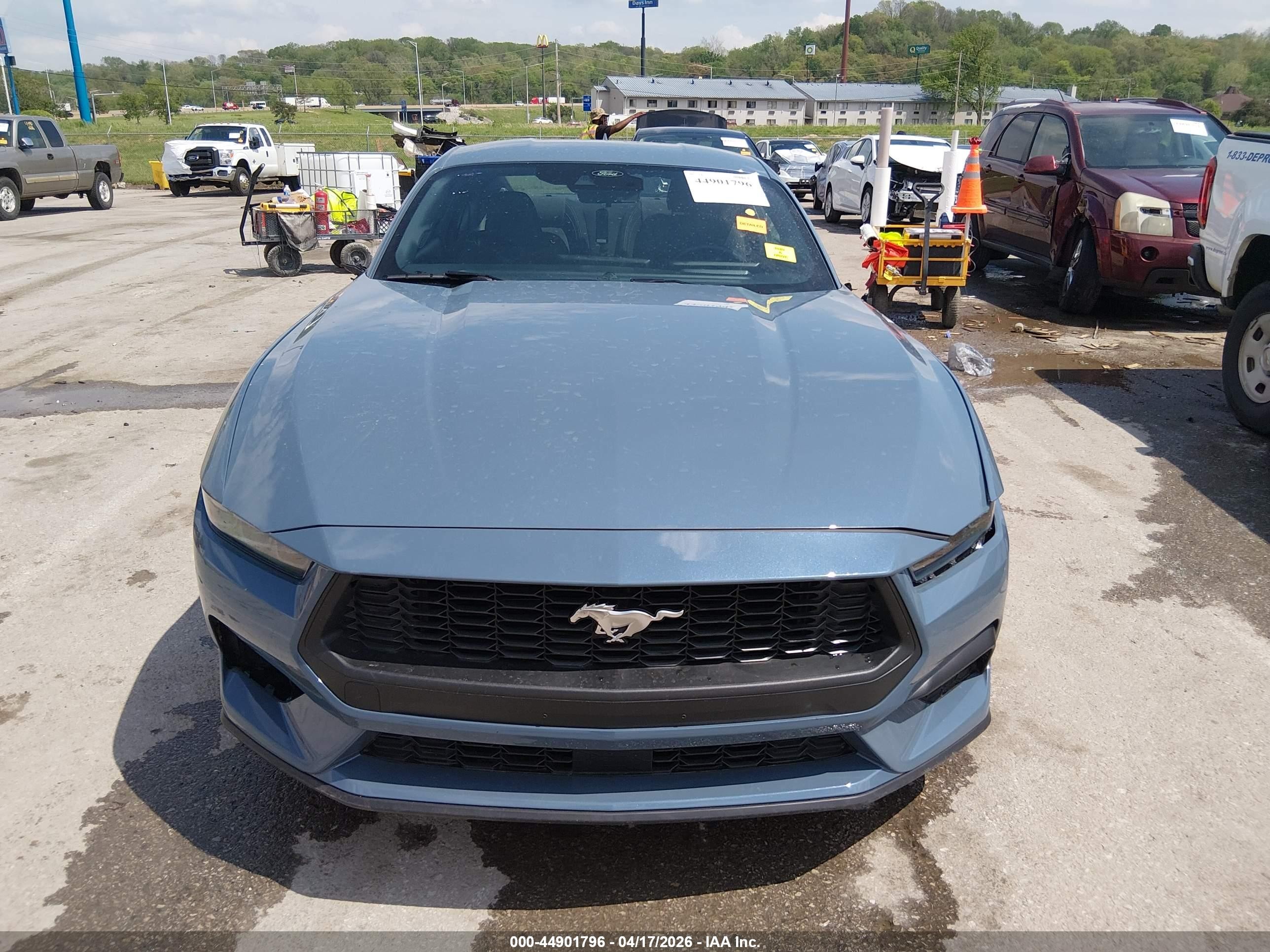 2026 Ford Mustang Ecoboost Fastback Blue vin: 1FA6P8TH3T5104792