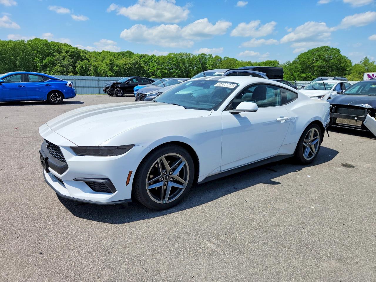 2026 Ford Mustang White vin: 1FA6P8TH3T5117669
