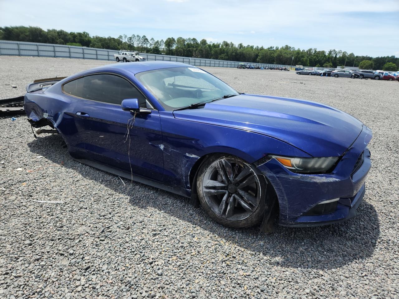 2015 Ford Mustang Blue vin: 1FA6P8TH4F5304701