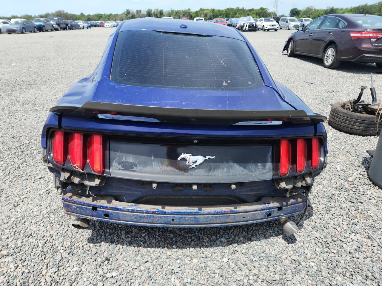 2015 Ford Mustang Blue vin: 1FA6P8TH4F5304701