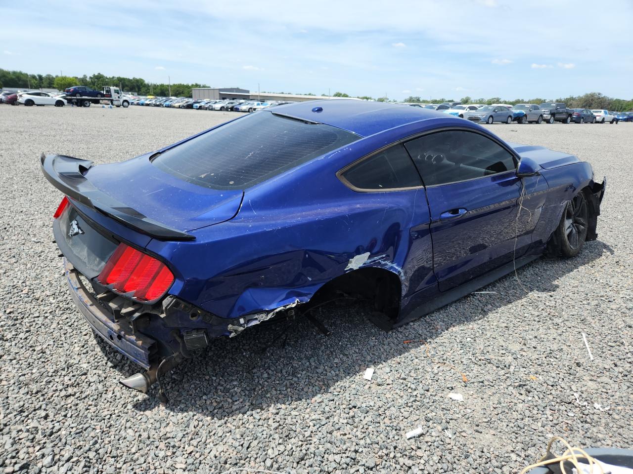 2015 Ford Mustang Blue vin: 1FA6P8TH4F5304701