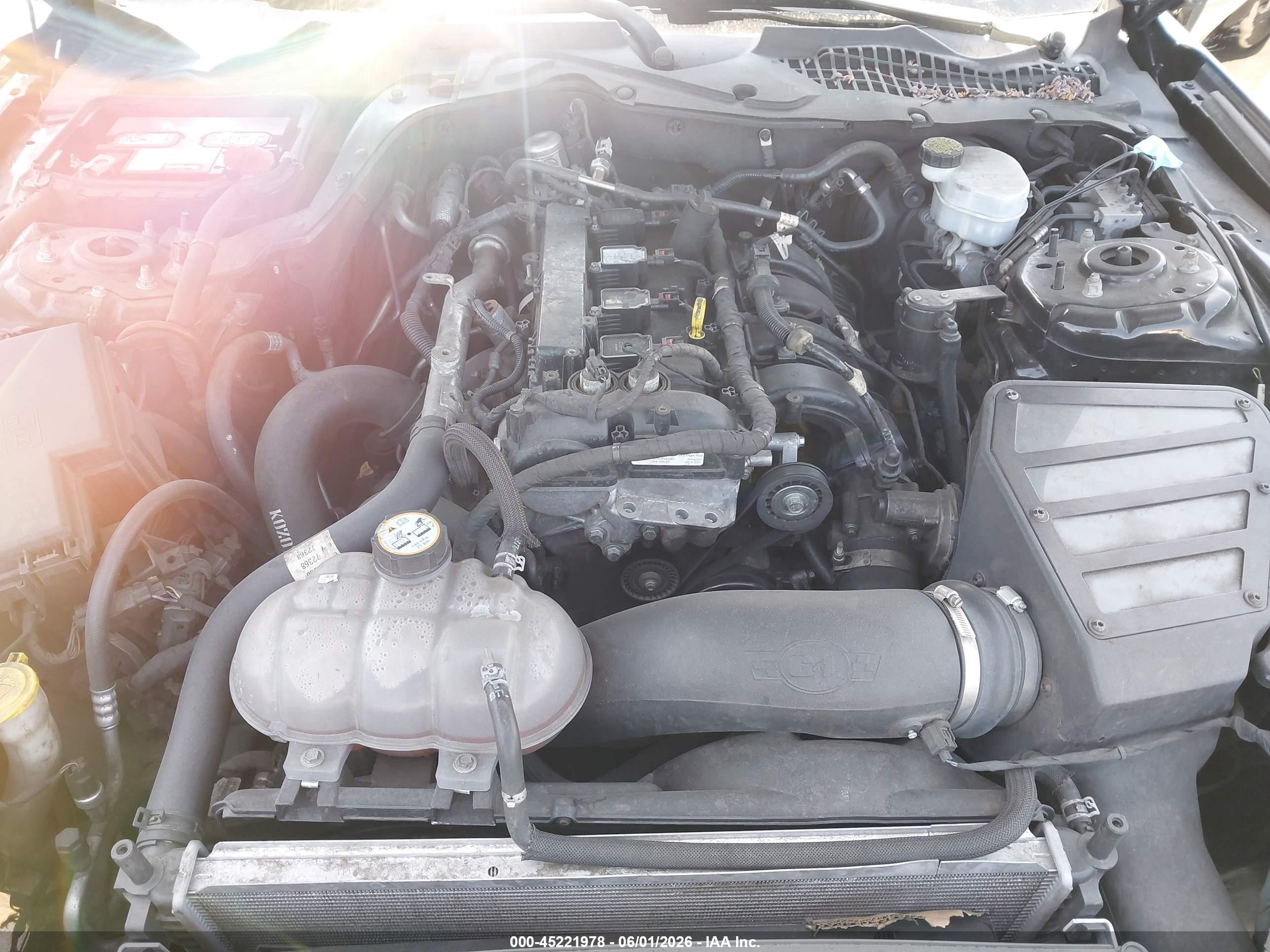 2015 Ford Mustang Ecoboost Black vin: 1FA6P8TH4F5351744