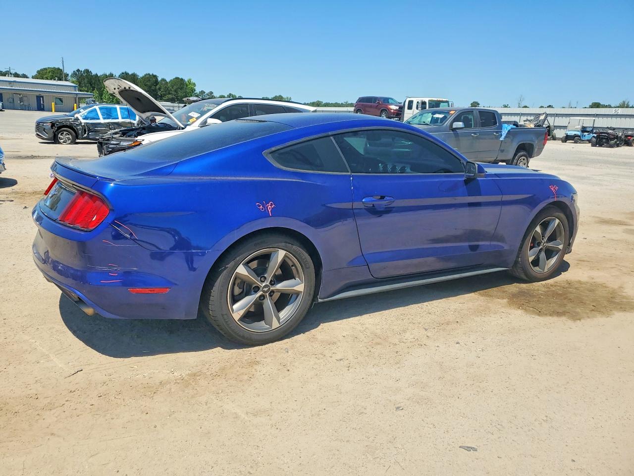 2015 Ford Mustang Blue vin: 1FA6P8TH4F5361058