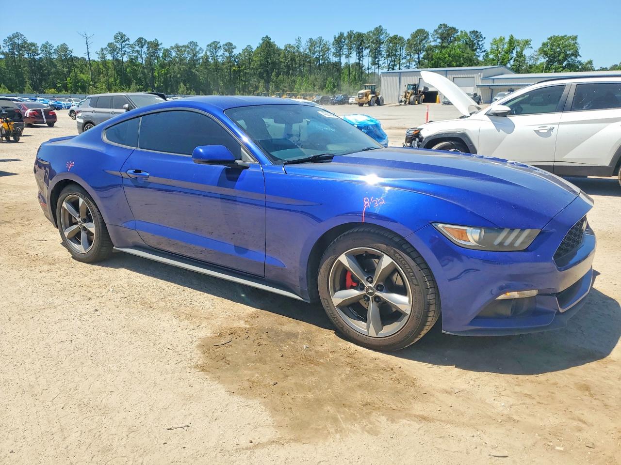2015 Ford Mustang Blue vin: 1FA6P8TH4F5361058
