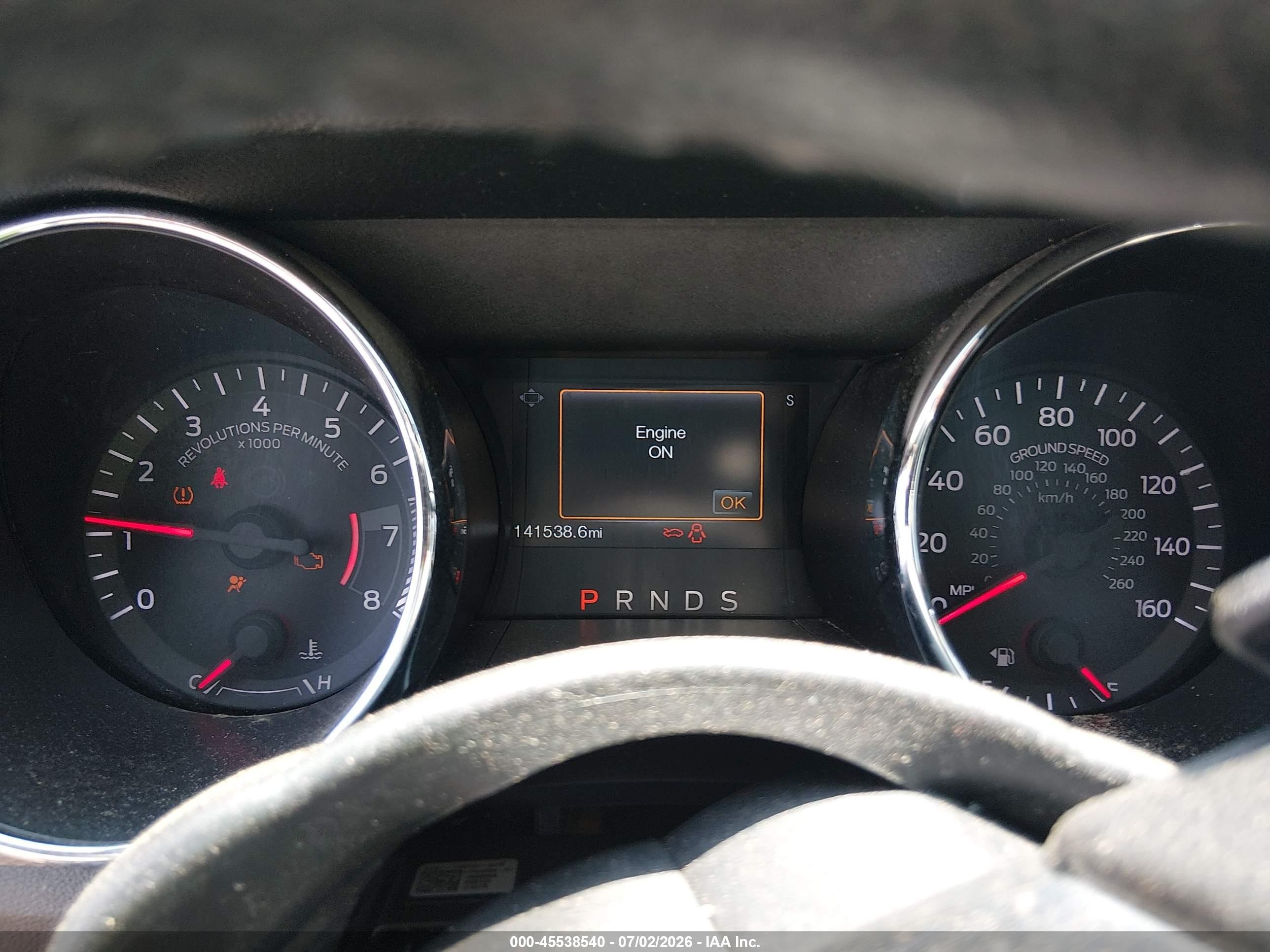 2015 Ford Mustang Ecoboost Gray vin: 1FA6P8TH4F5365627