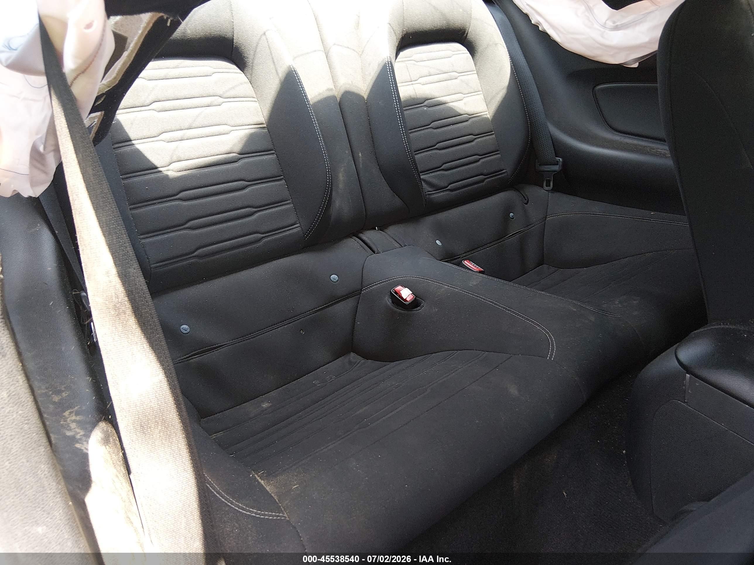 2015 Ford Mustang Ecoboost Gray vin: 1FA6P8TH4F5365627