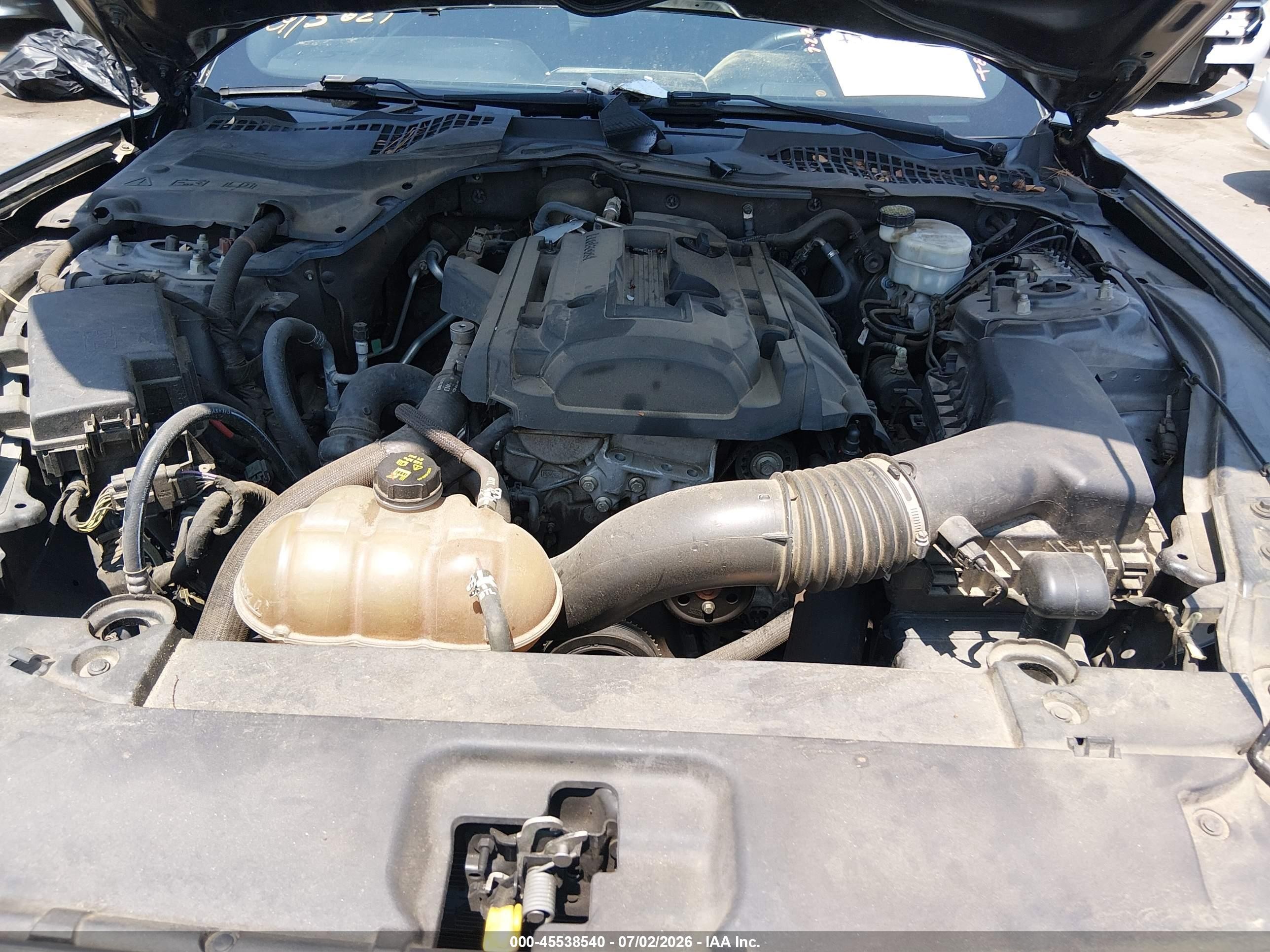 2015 Ford Mustang Ecoboost Gray vin: 1FA6P8TH4F5365627