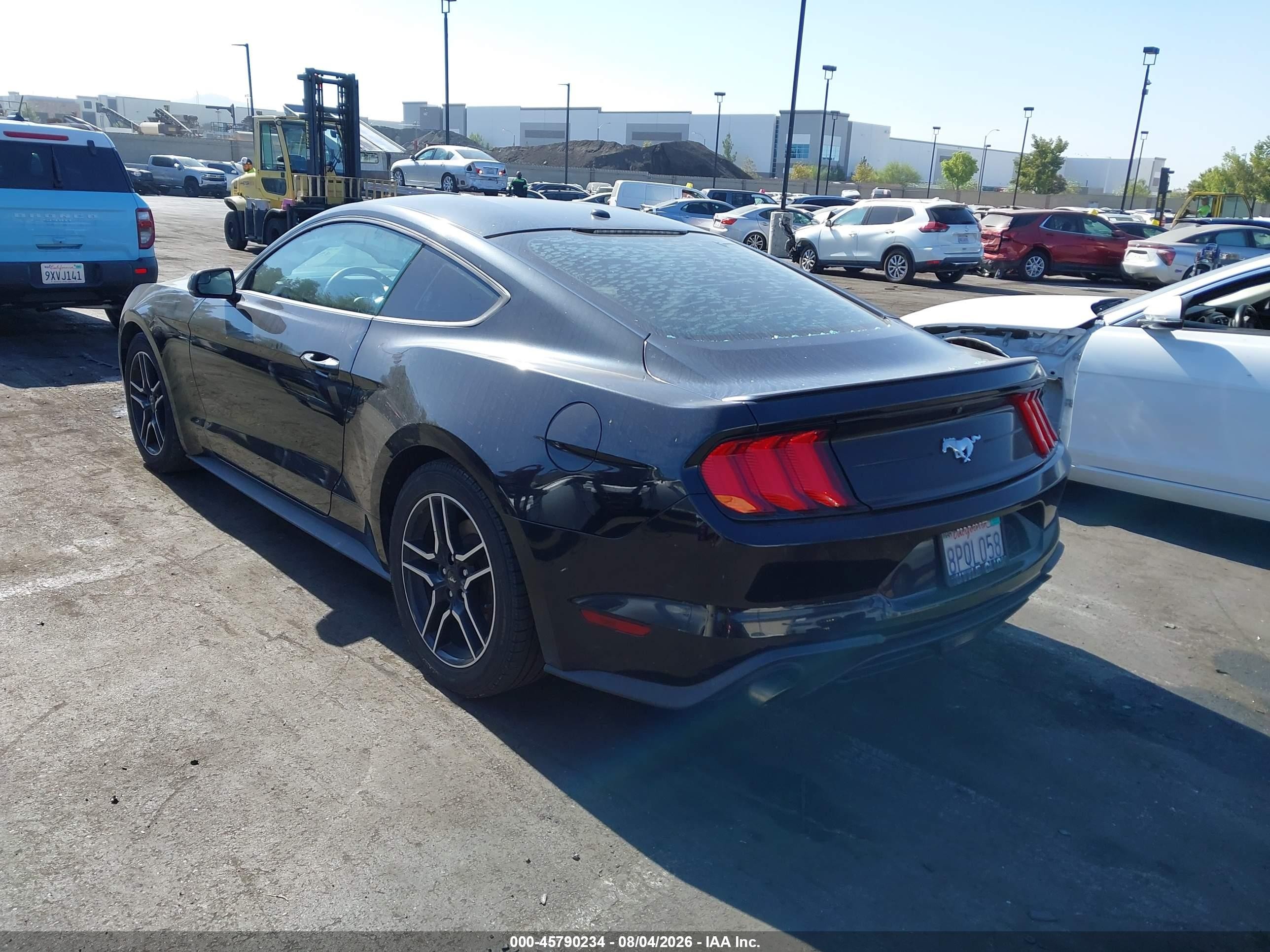 2020 Ford Mustang Ecoboost Premium Fastback Black vin: 1FA6P8TH4L5108902