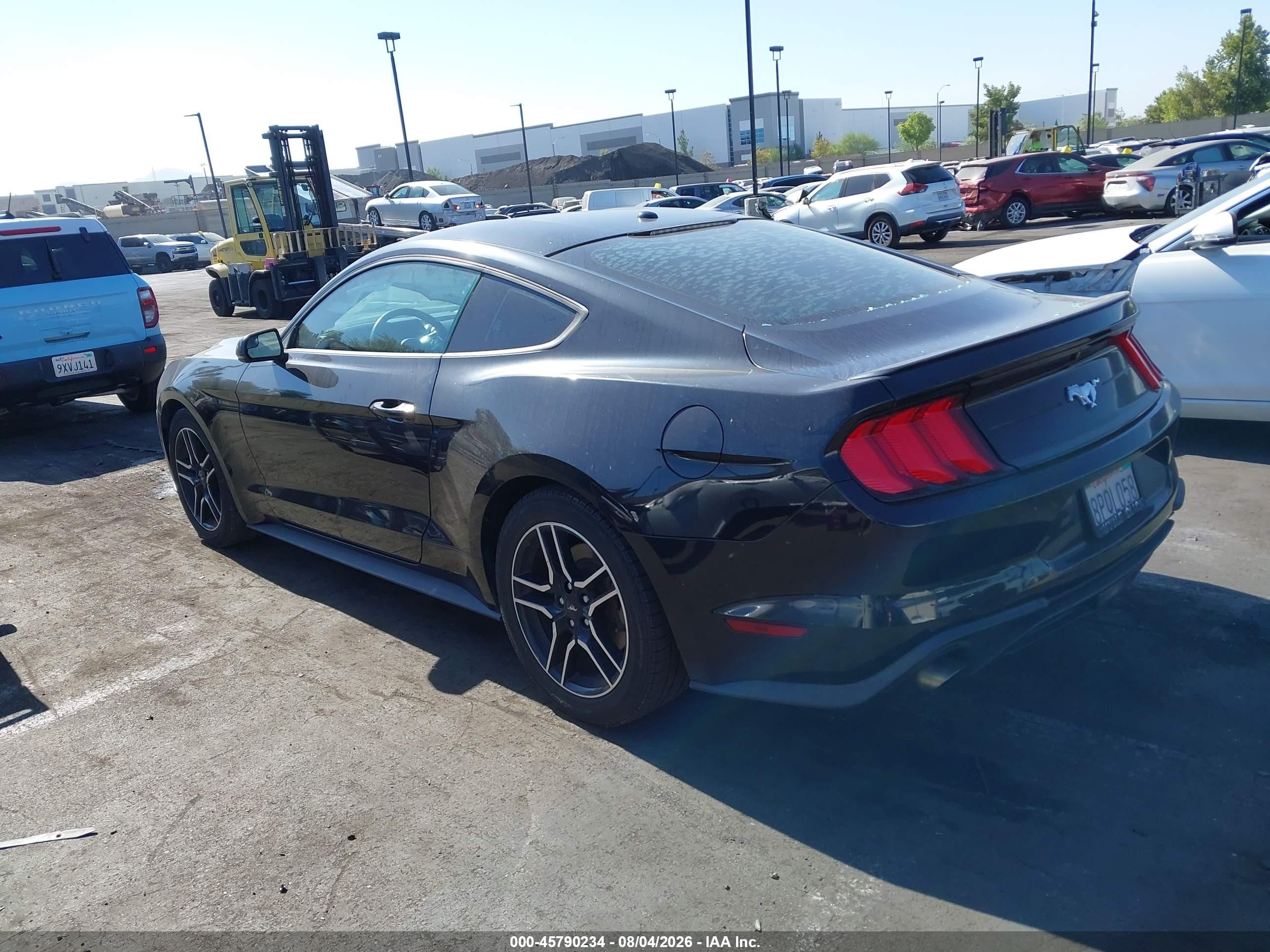 2020 Ford Mustang Ecoboost Premium Fastback Black vin: 1FA6P8TH4L5108902