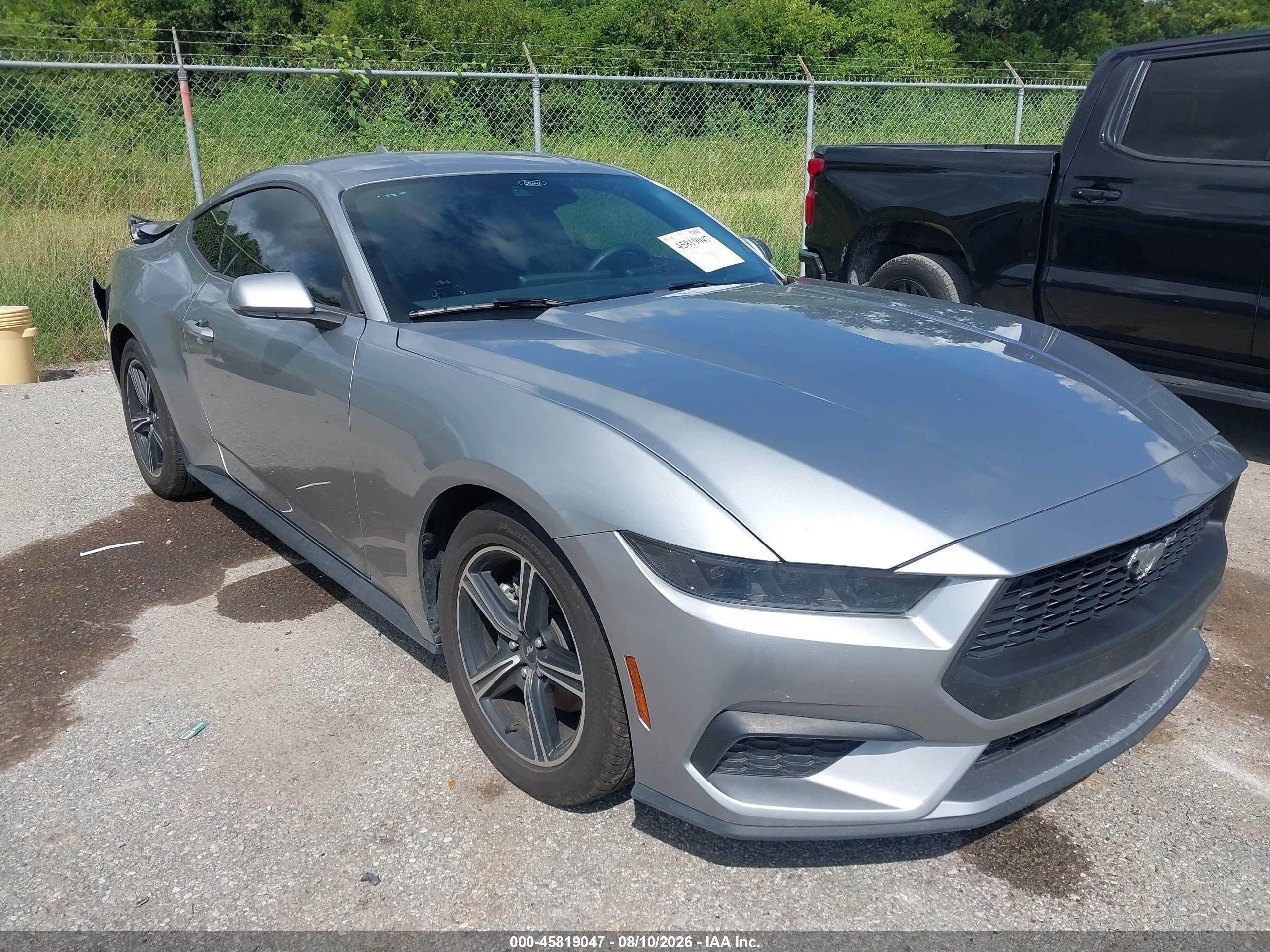 2025 Ford Mustang Ecoboost Fastback Silver vin: 1FA6P8TH4S5118117