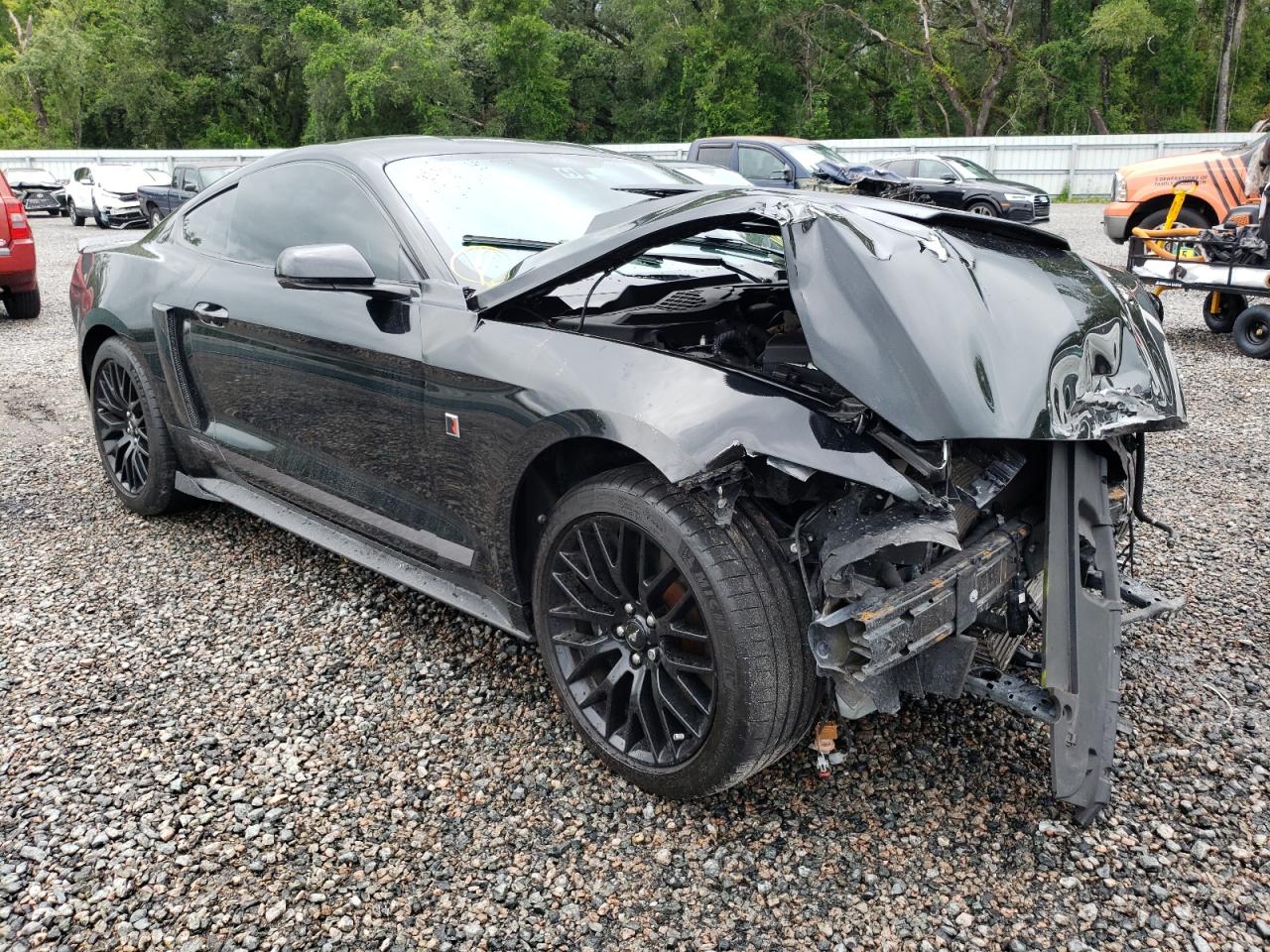 2015 Ford Mustang Черный vin: 1FA6P8TH5F5307106