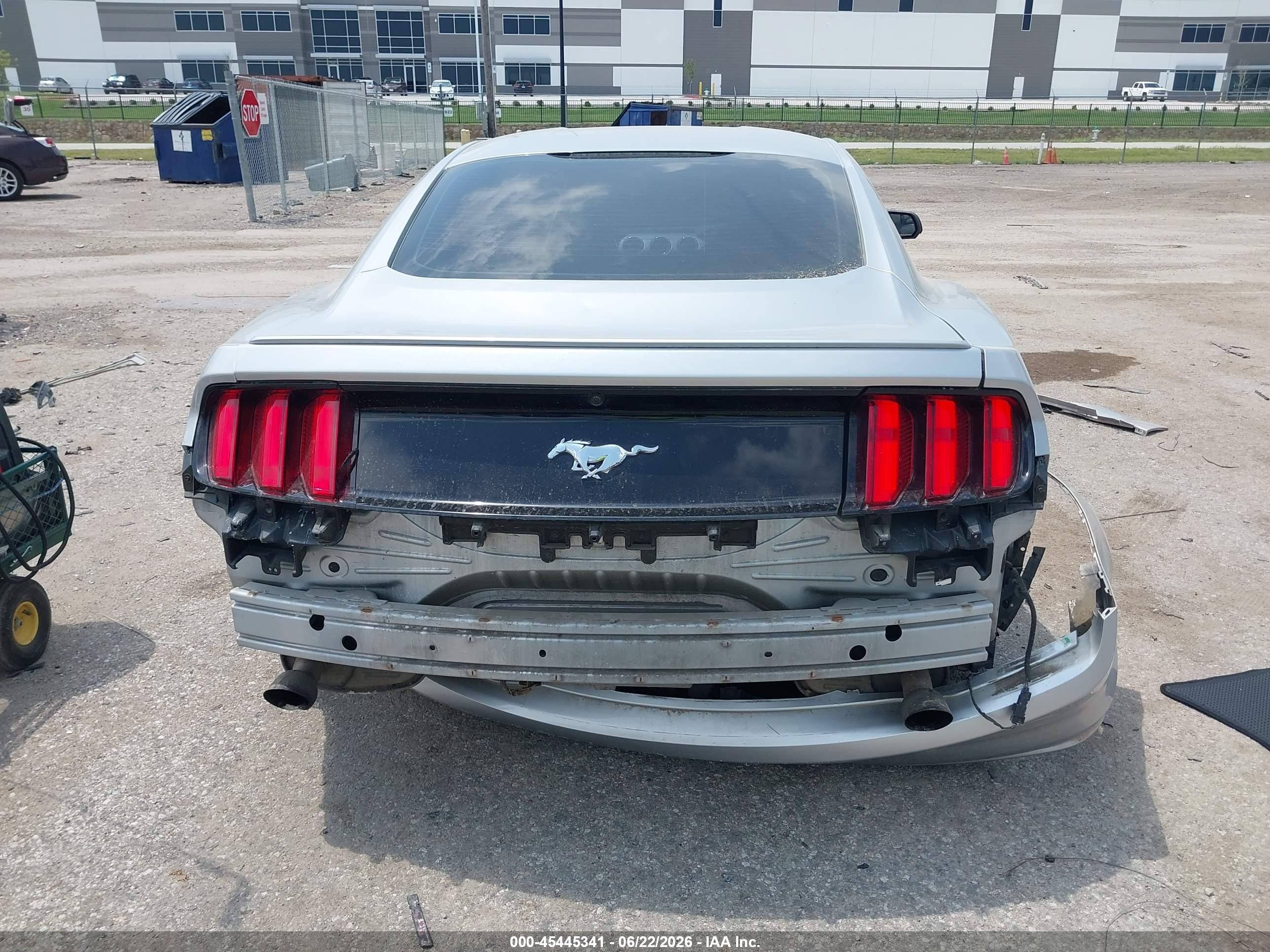2015 Ford Mustang Ecoboost Silver vin: 1FA6P8TH5F5318008