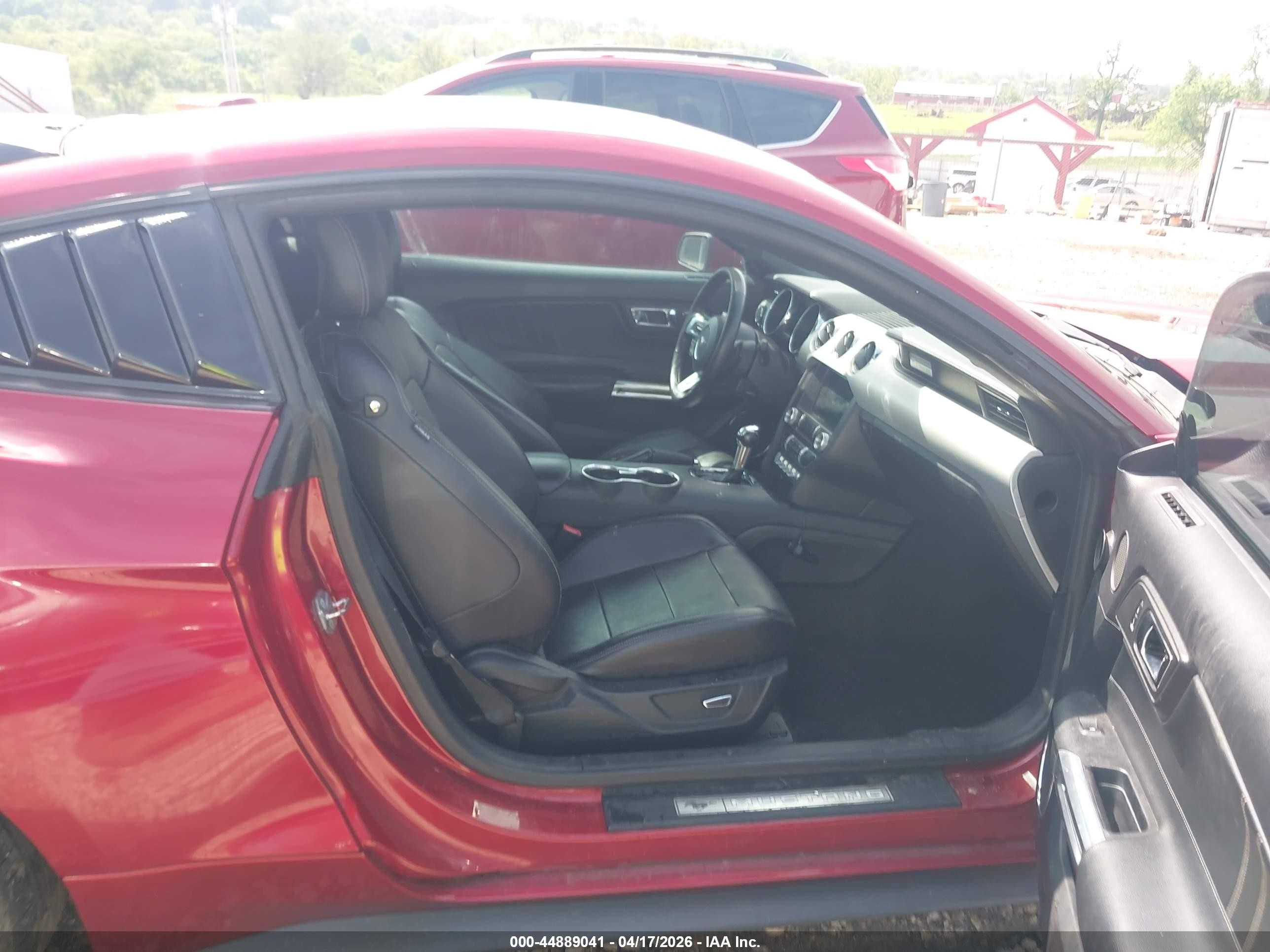 2015 Ford Mustang Ecoboost Red vin: 1FA6P8TH5F5346861
