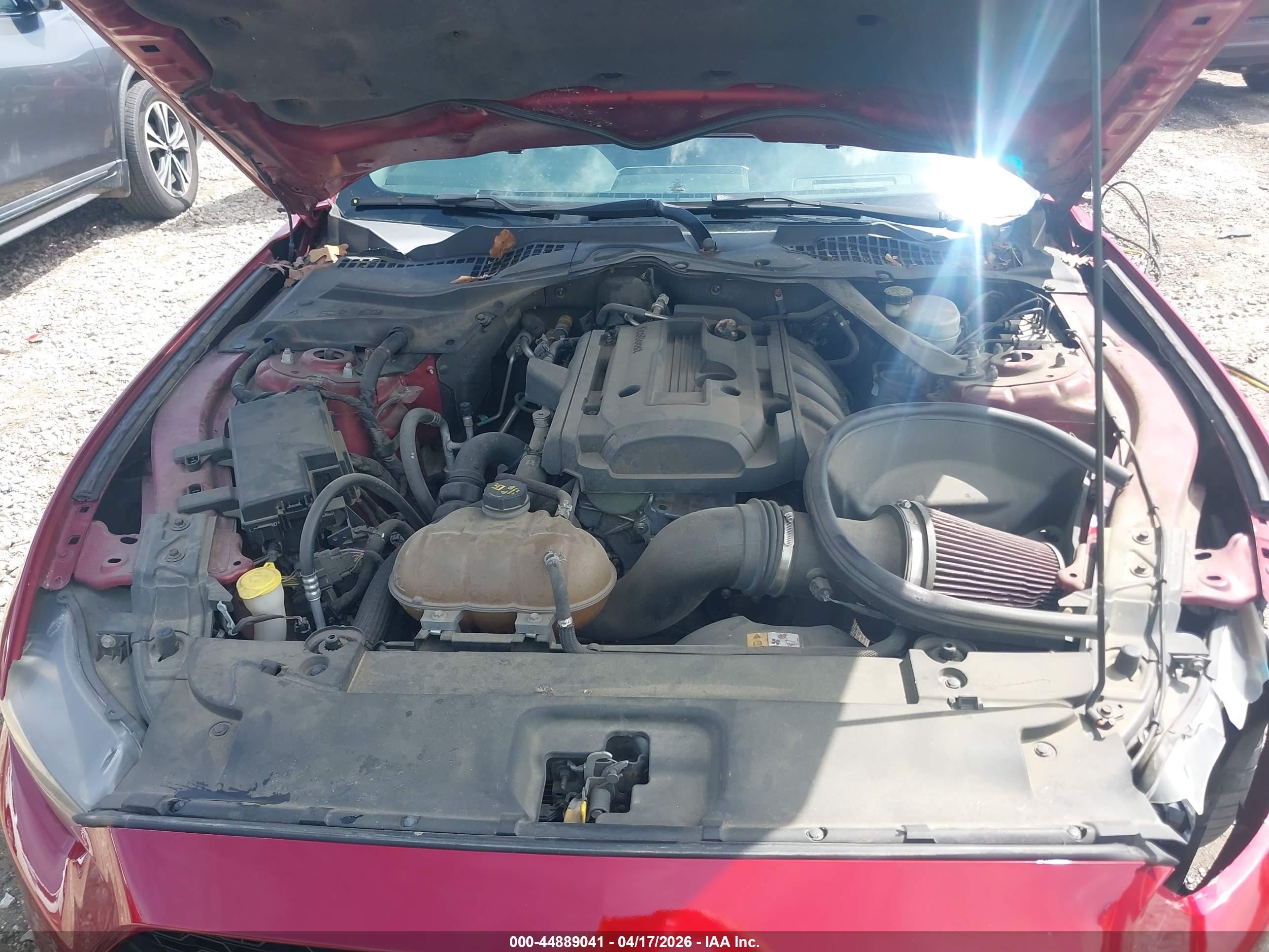2015 Ford Mustang Ecoboost Red vin: 1FA6P8TH5F5346861