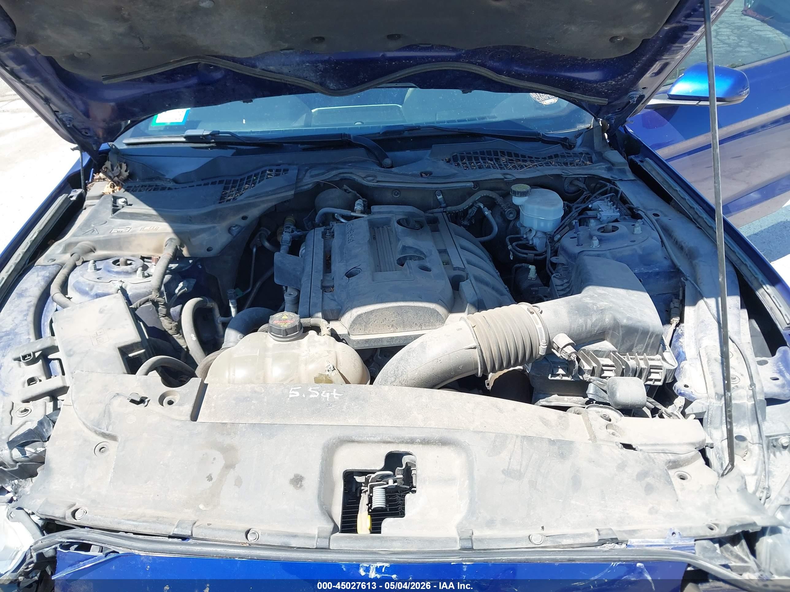 2015 Ford Mustang Ecoboost Blue vin: 1FA6P8TH5F5350098