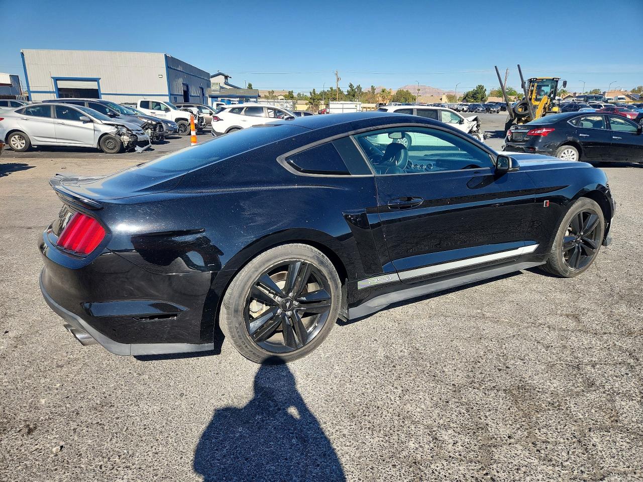 2015 Ford Mustang Black vin: 1FA6P8TH5F5356628