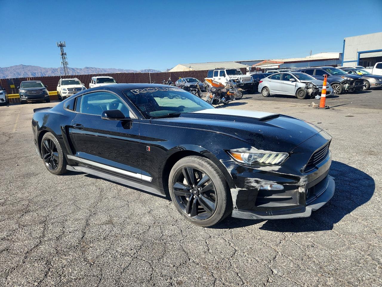 2015 Ford Mustang Black vin: 1FA6P8TH5F5356628
