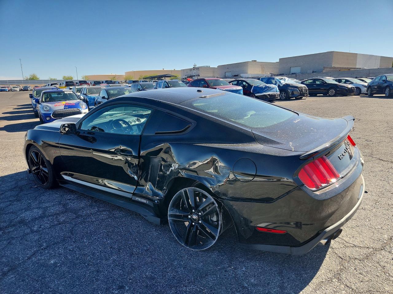 2015 Ford Mustang Black vin: 1FA6P8TH5F5356628