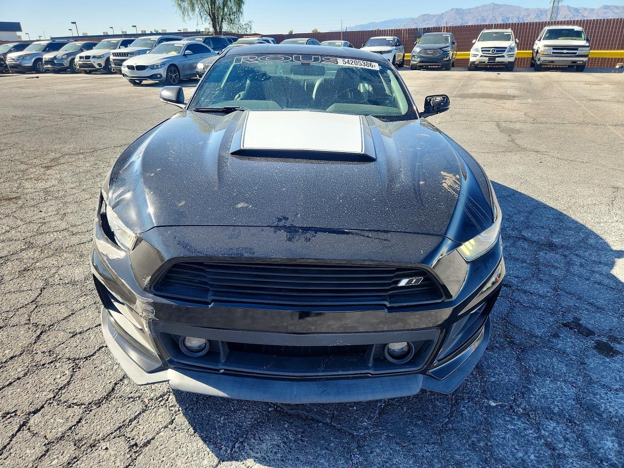 2015 Ford Mustang Black vin: 1FA6P8TH5F5356628