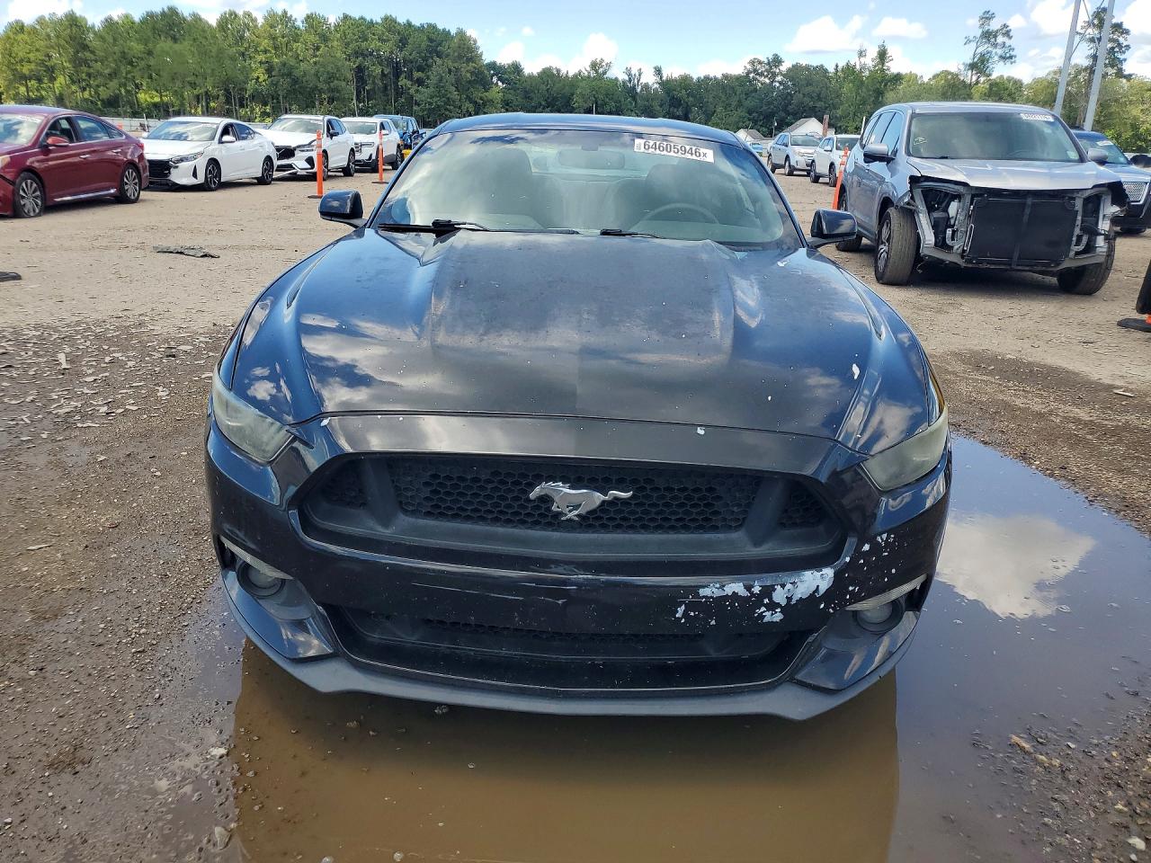 2015 Ford Mustang Черный vin: 1FA6P8TH5F5366978