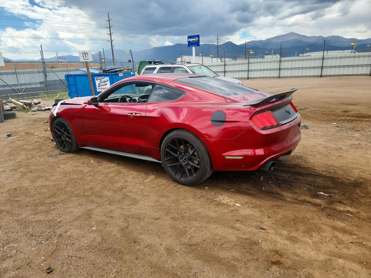 2015 Ford Mustang Burgundy vin: 1FA6P8TH5F5376829