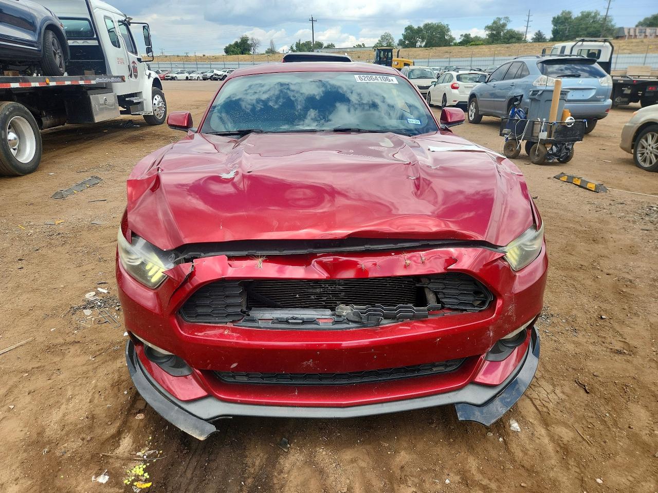 2015 Ford Mustang Burgundy vin: 1FA6P8TH5F5376829