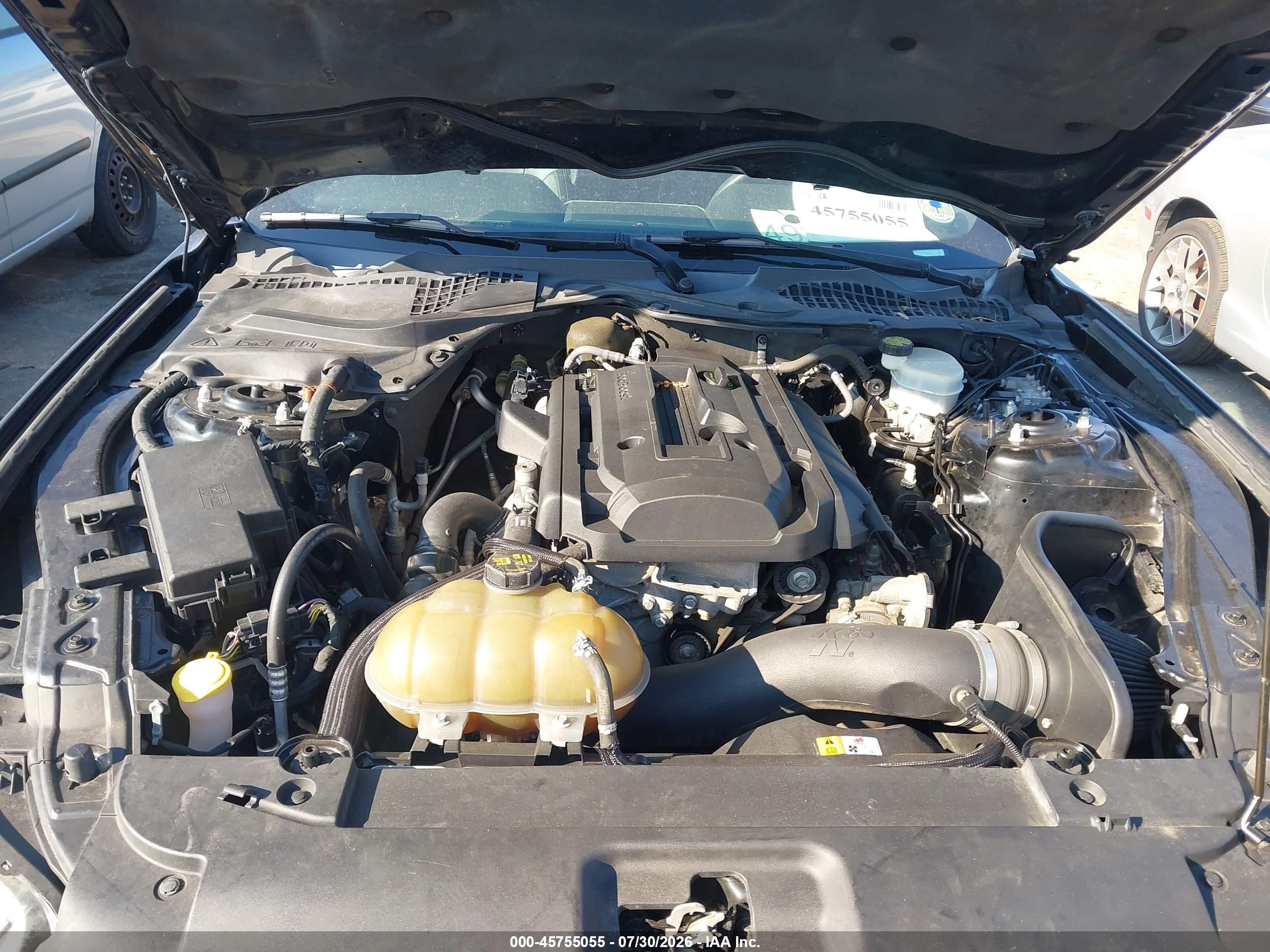 2015 Ford Mustang Ecoboost Black vin: 1FA6P8TH5F5377916