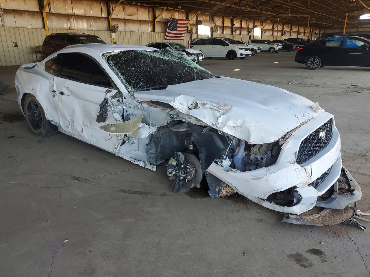 2015 Ford Mustang White vin: 1FA6P8TH5F5418576