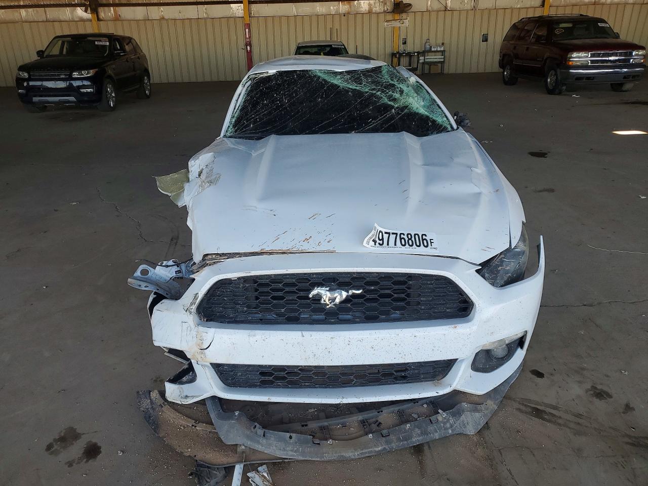2015 Ford Mustang White vin: 1FA6P8TH5F5418576