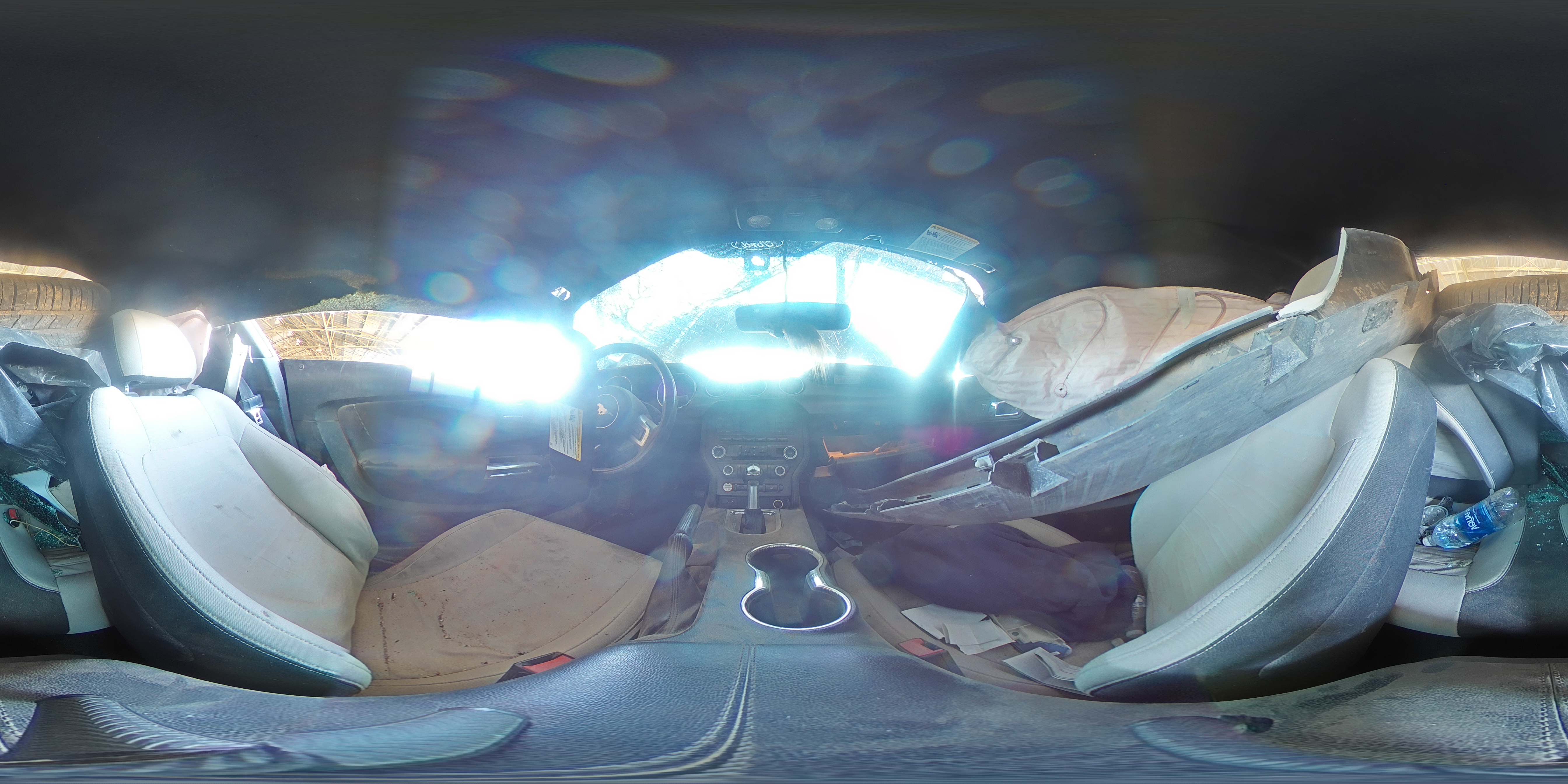 2015 Ford Mustang White vin: 1FA6P8TH5F5418576