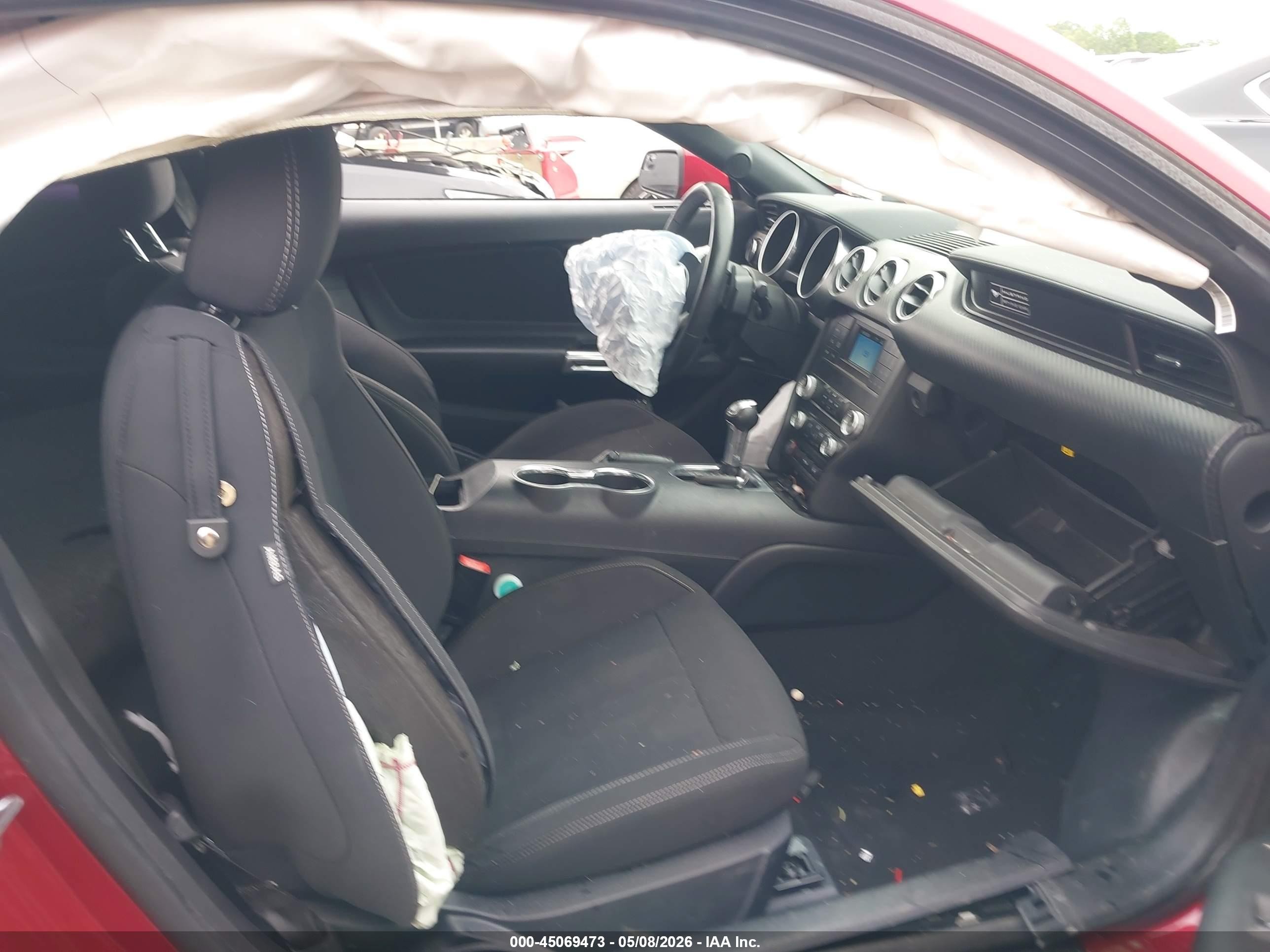 2020 Ford Mustang Ecoboost Fastback Red vin: 1FA6P8TH5L5190350