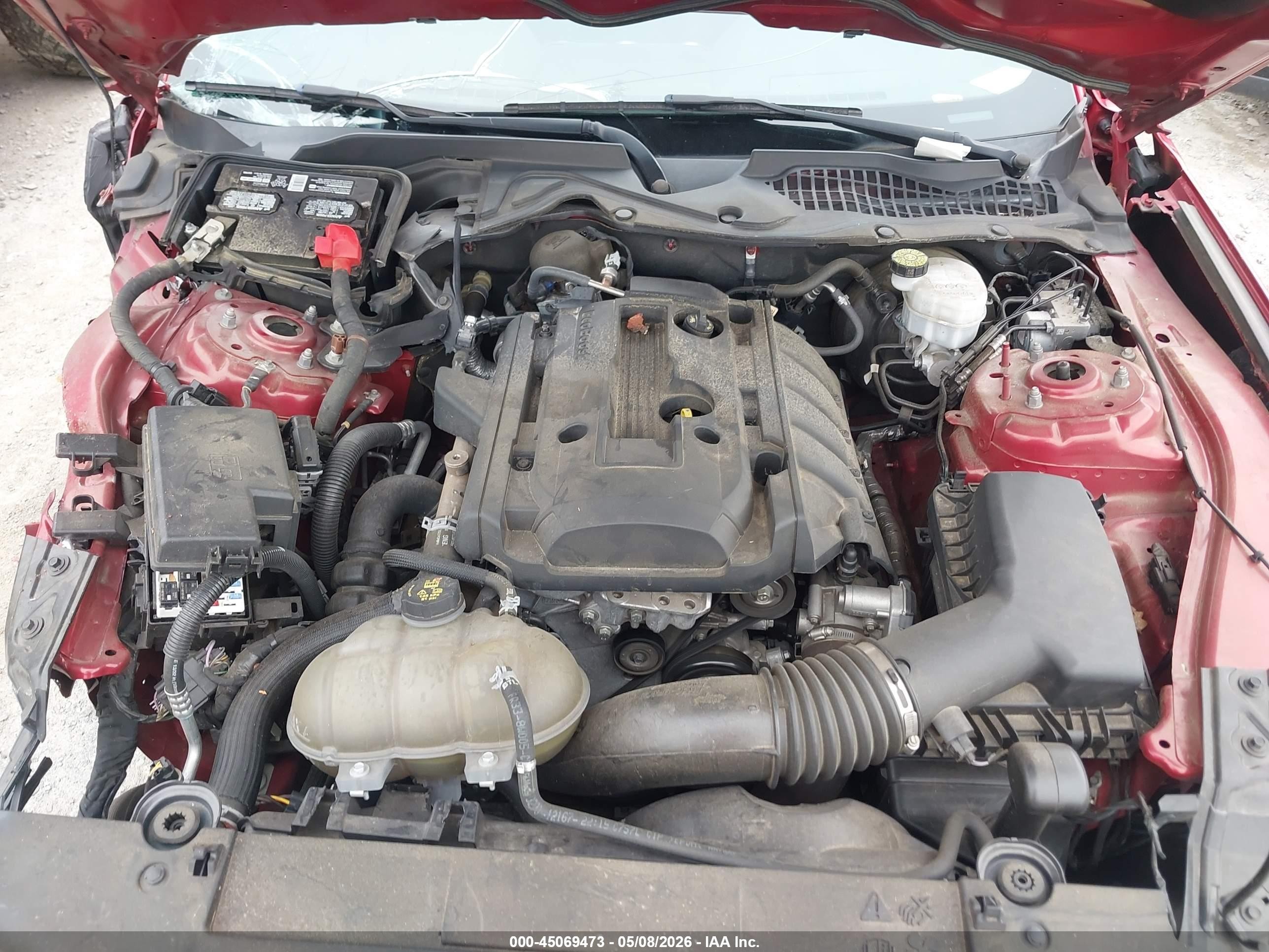 2020 Ford Mustang Ecoboost Fastback Red vin: 1FA6P8TH5L5190350