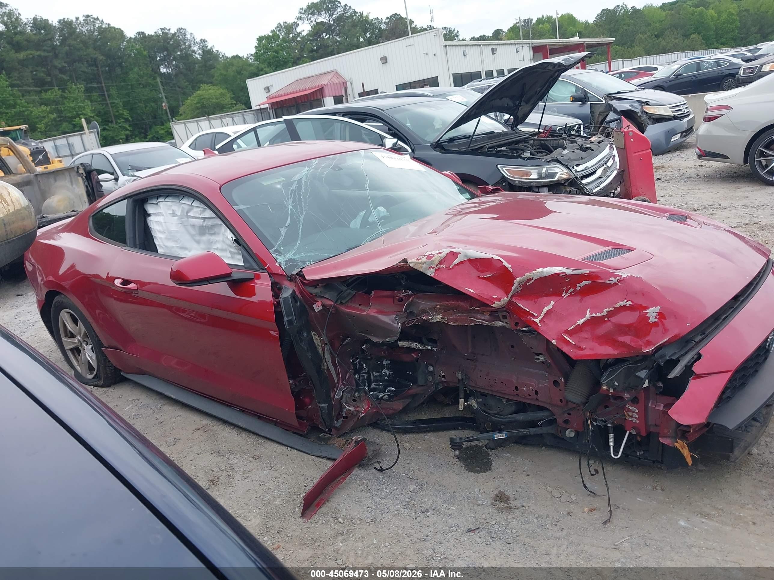 2020 Ford Mustang Ecoboost Fastback Red vin: 1FA6P8TH5L5190350