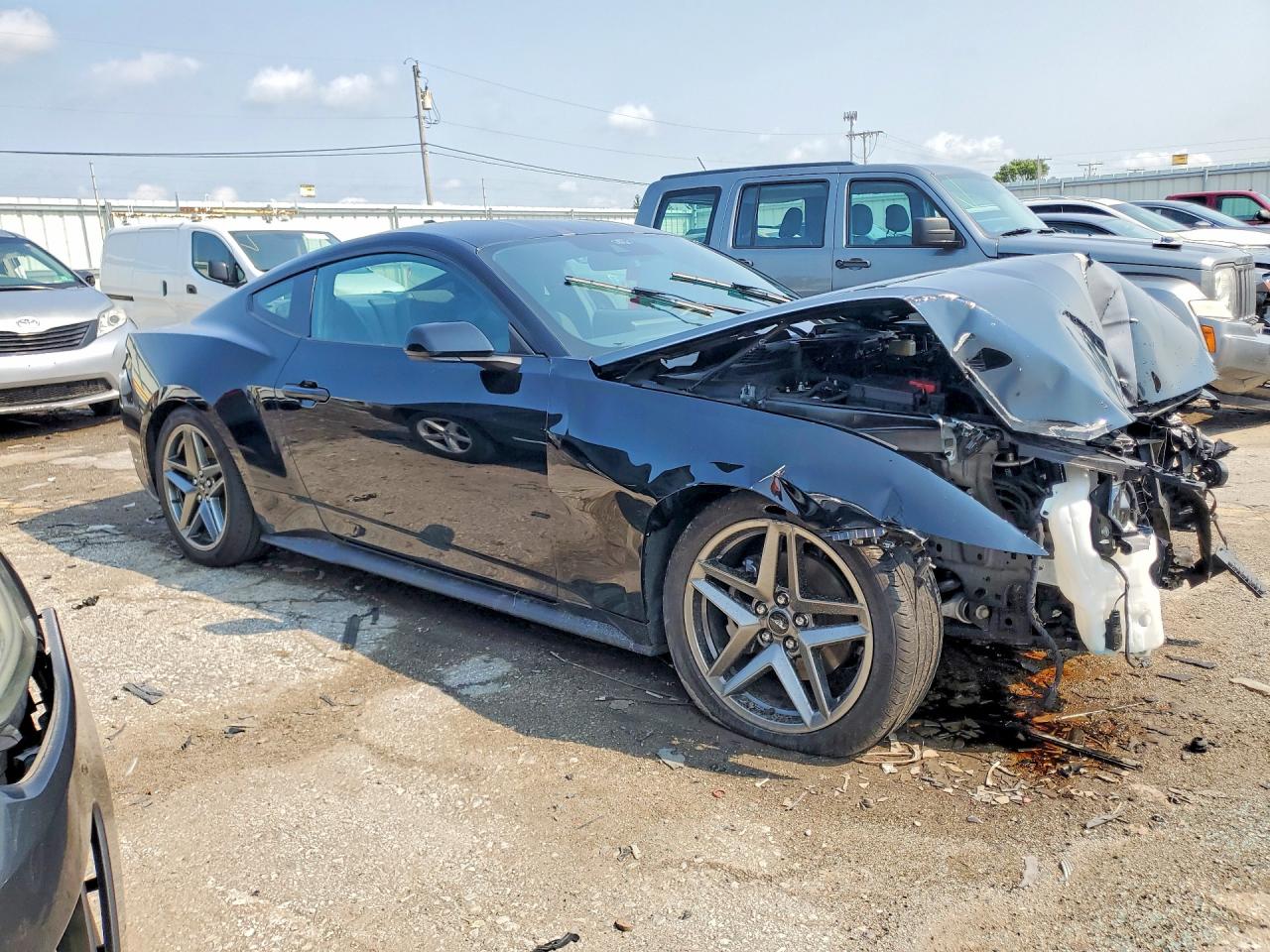 2024 Ford Mustang Black vin: 1FA6P8TH5R5138113