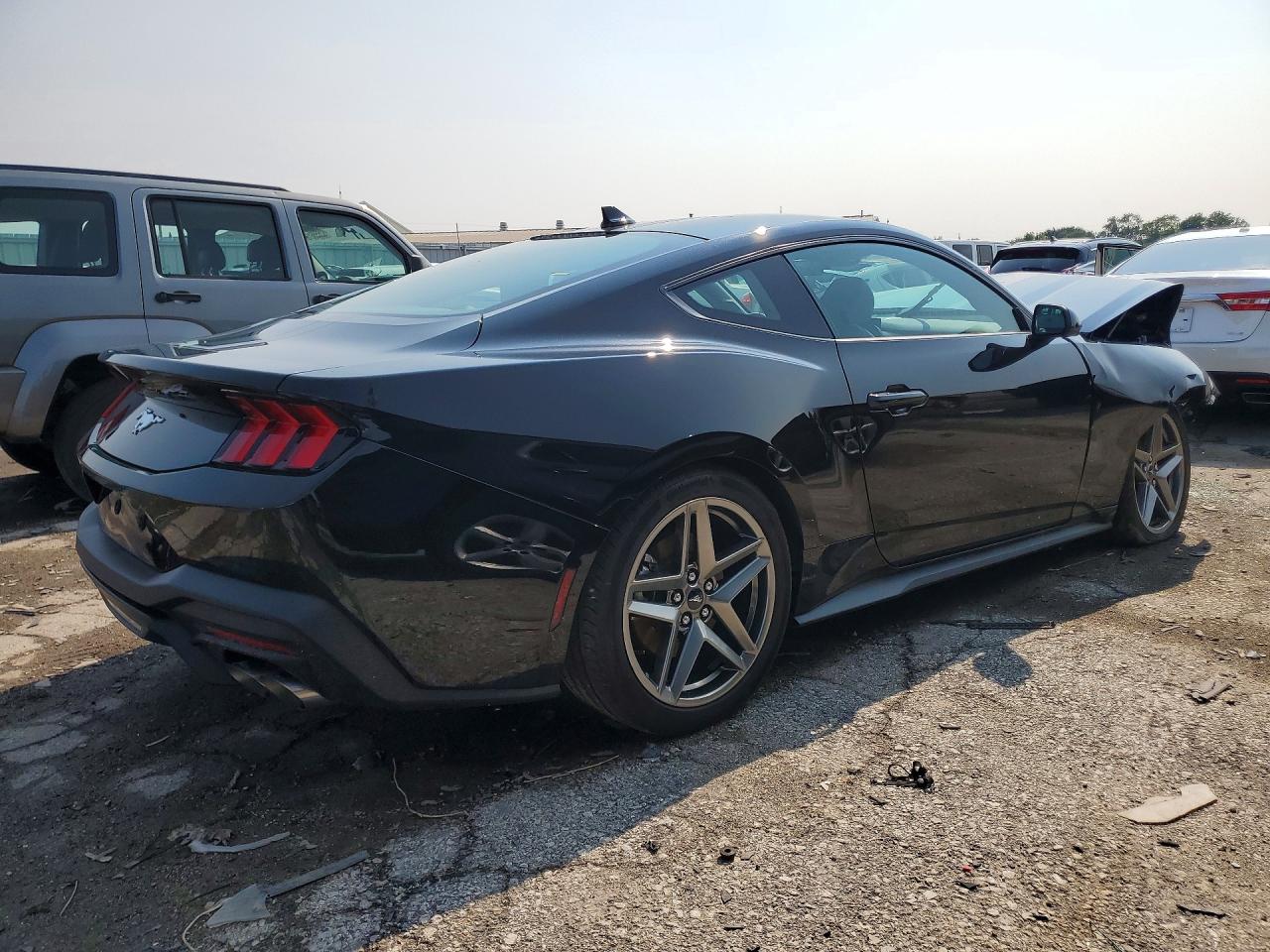 2024 Ford Mustang Black vin: 1FA6P8TH5R5138113