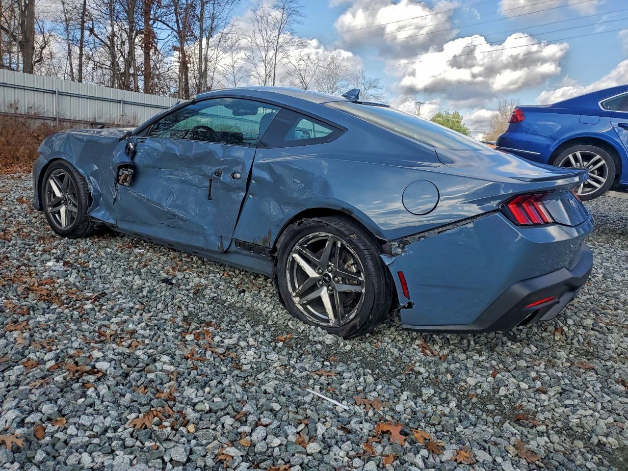 2024 Ford Mustang Blue vin: 1FA6P8TH5R5146342