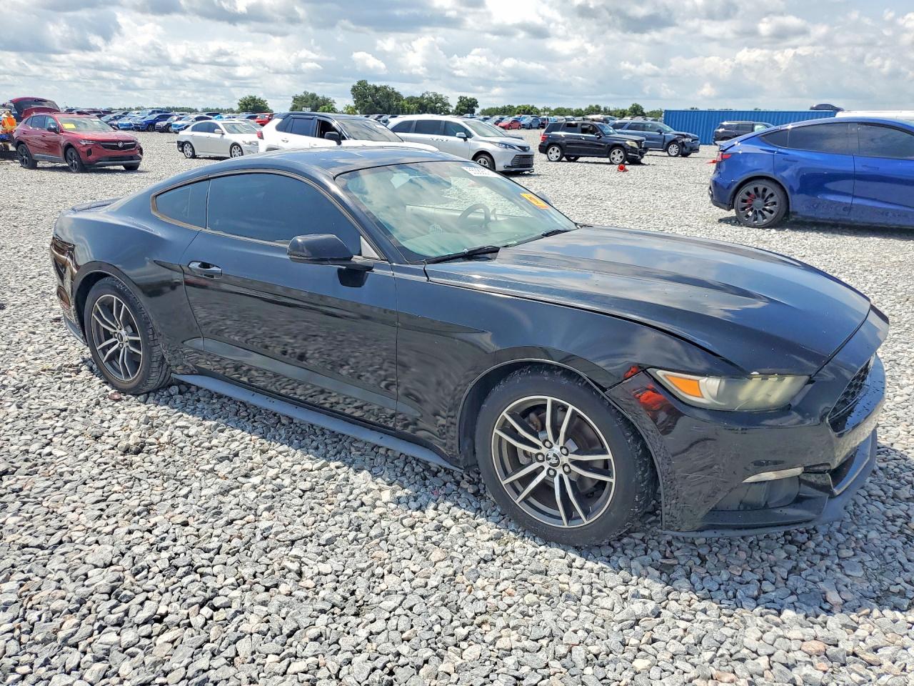 2015 Ford Mustang Black vin: 1FA6P8TH6F5315943