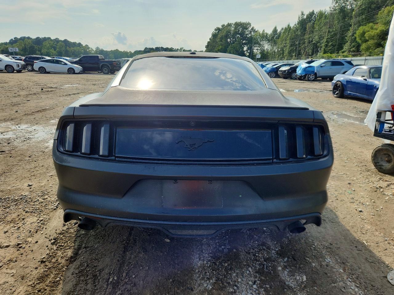2015 Ford Mustang Black vin: 1FA6P8TH6F5319832