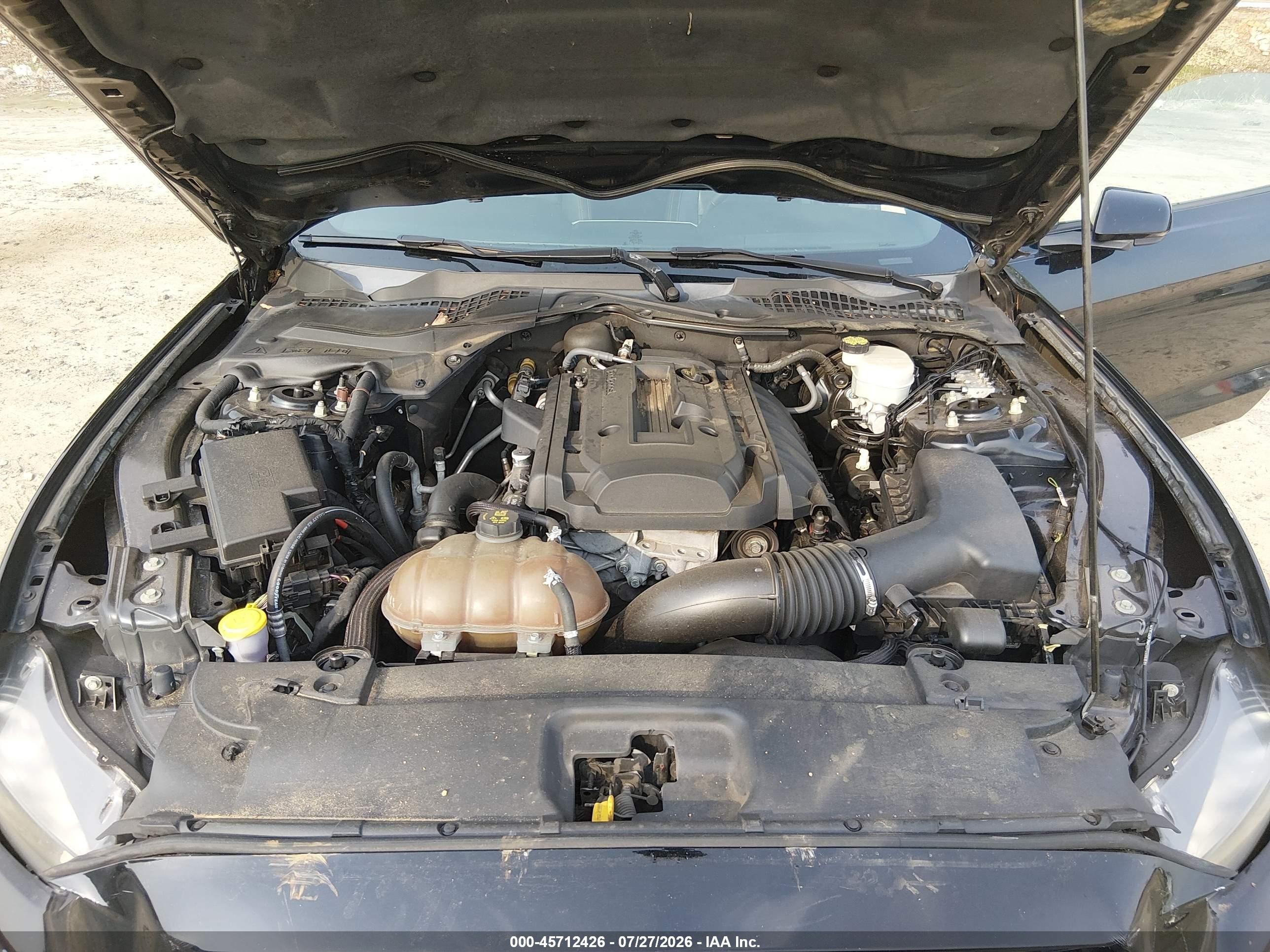 2015 Ford Mustang Ecoboost Черный vin: 1FA6P8TH6F5320771