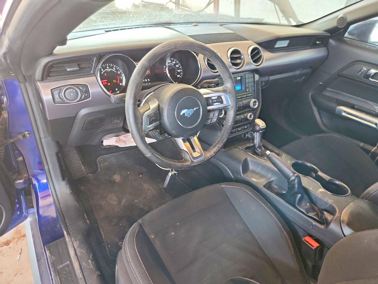 2015 Ford Mustang Blue vin: 1FA6P8TH6F5322858