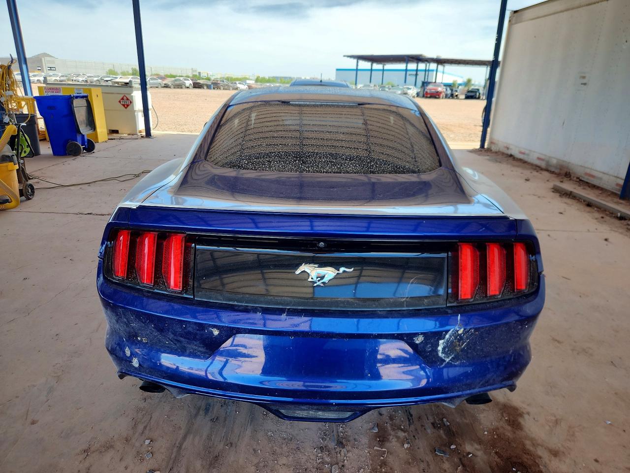 2015 Ford Mustang Blue vin: 1FA6P8TH6F5322858
