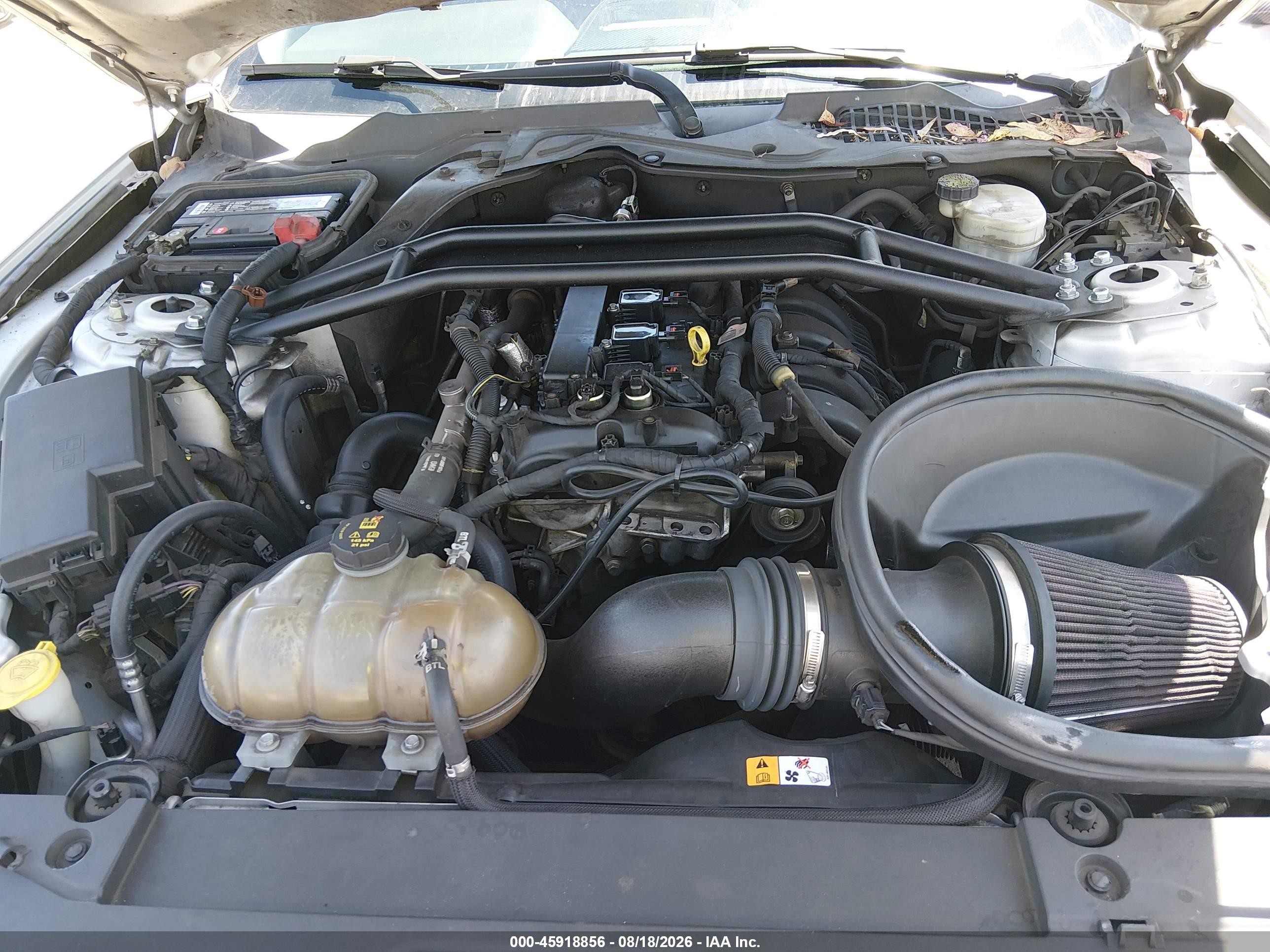 2015 Ford Mustang Ecoboost Серебряный vin: 1FA6P8TH6F5339675