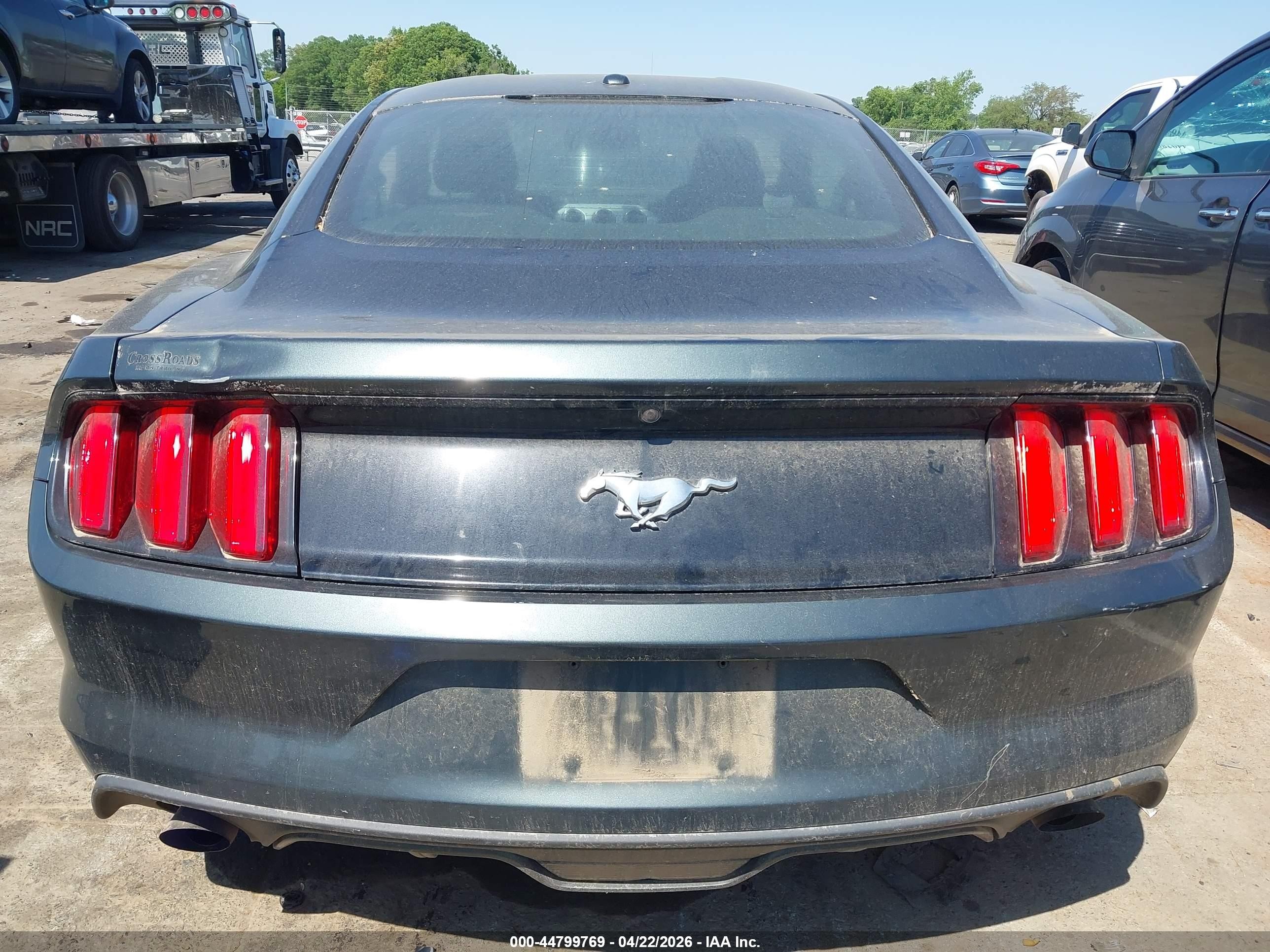 2015 Ford Mustang Ecoboost Green vin: 1FA6P8TH6F5340602