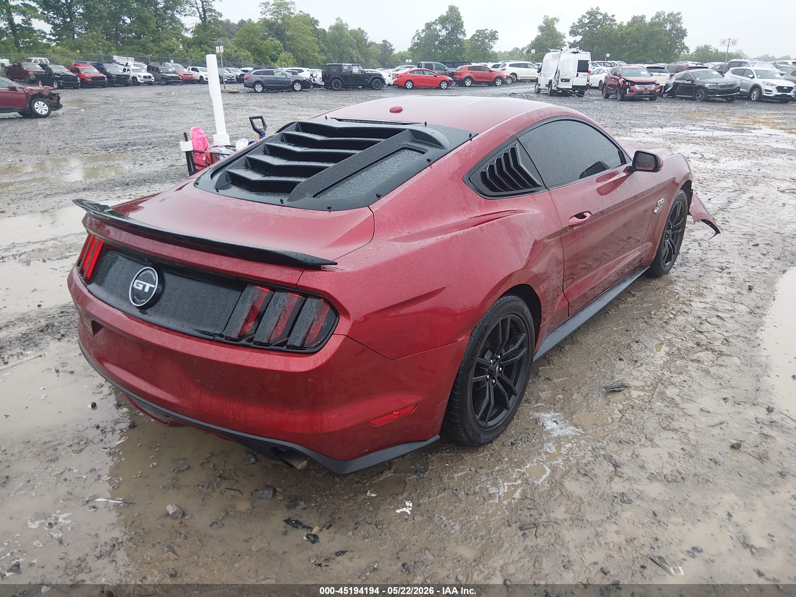 2015 Ford Mustang Ecoboost Red vin: 1FA6P8TH6F5348845